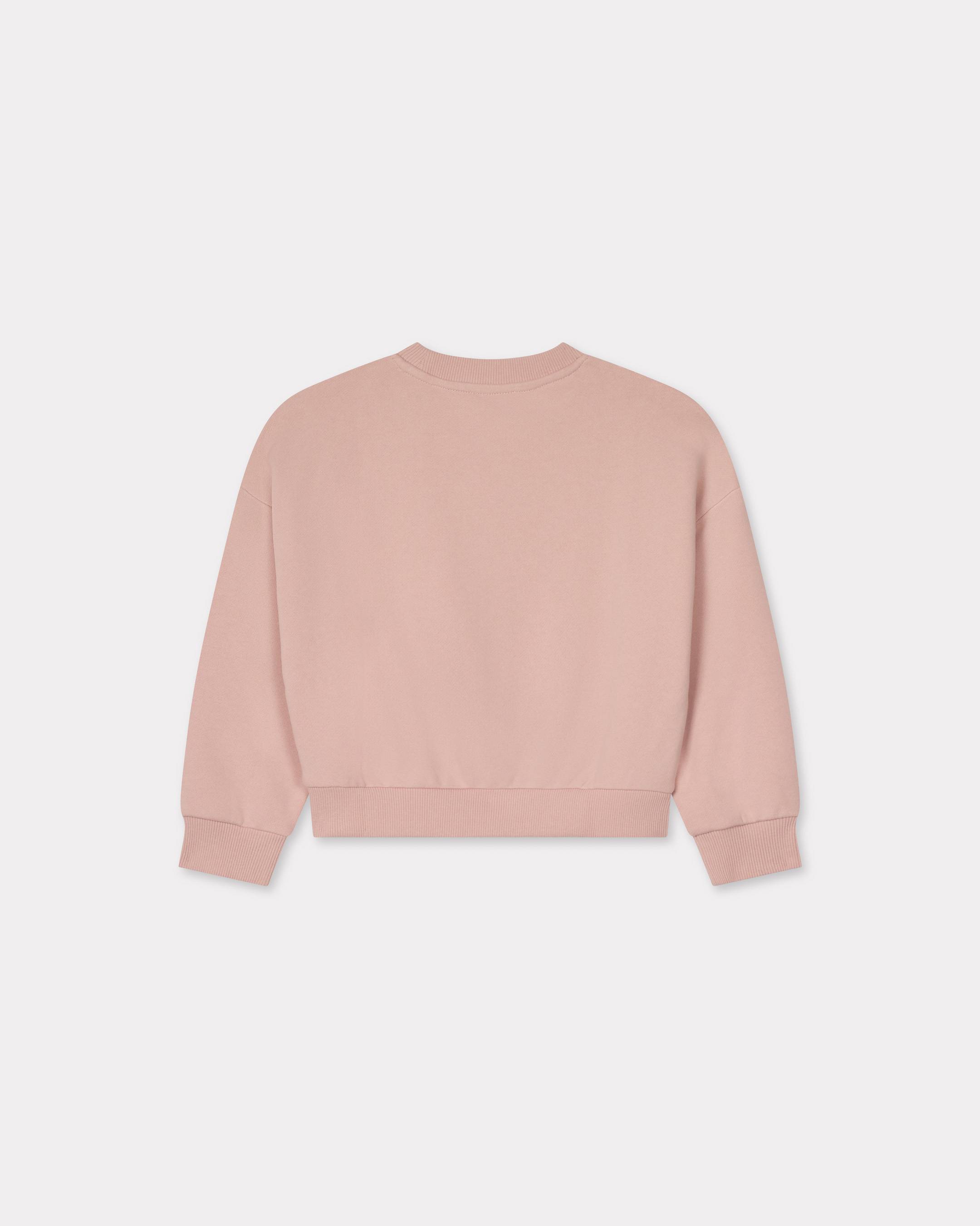 Embroidered sweatshirt in cotton
