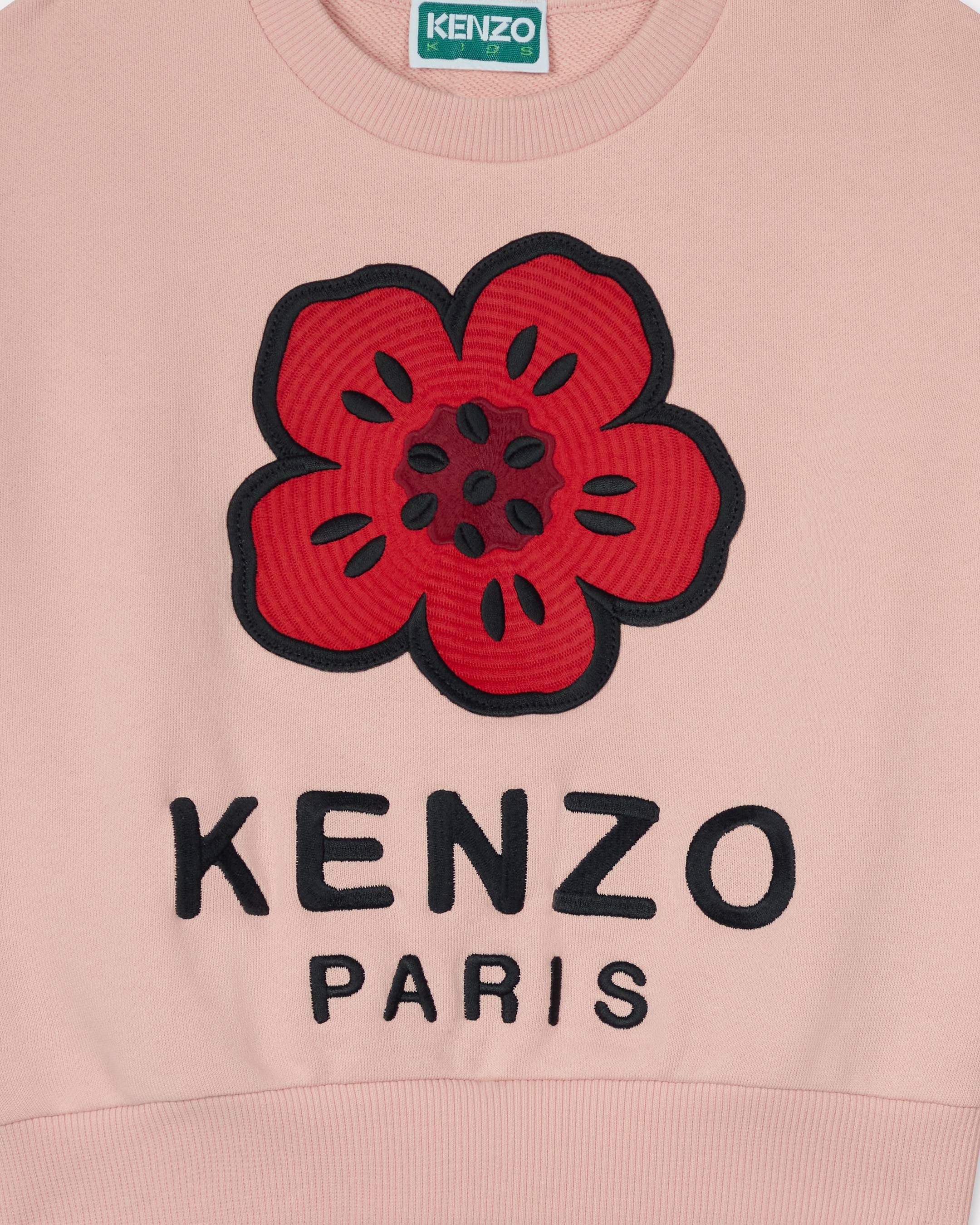 Embroidered sweatshirt in cotton