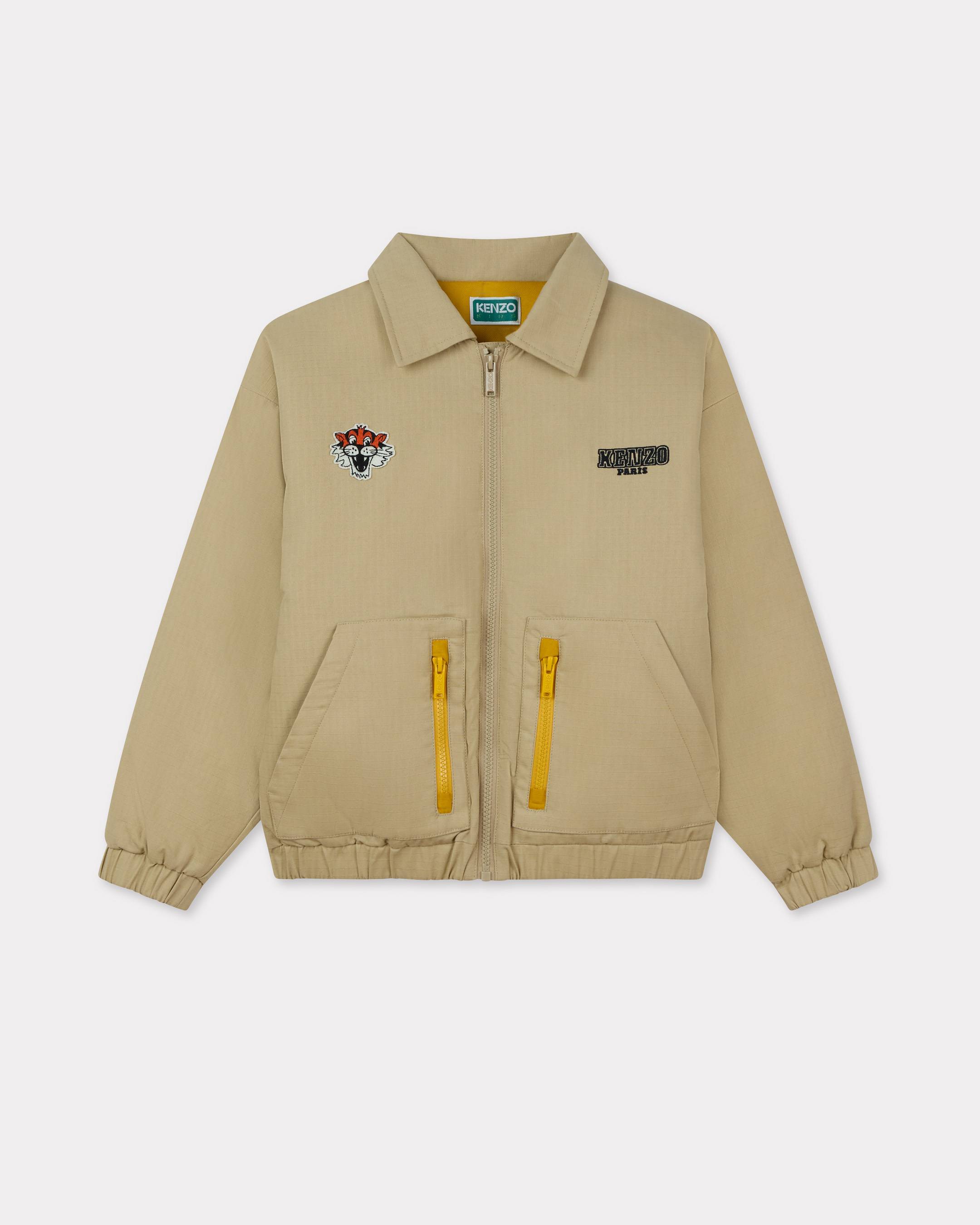 KENZO Kids 'Wonder Space' Embroidered Jacket , Kids, Sand, Size 8Yrs, Cotton