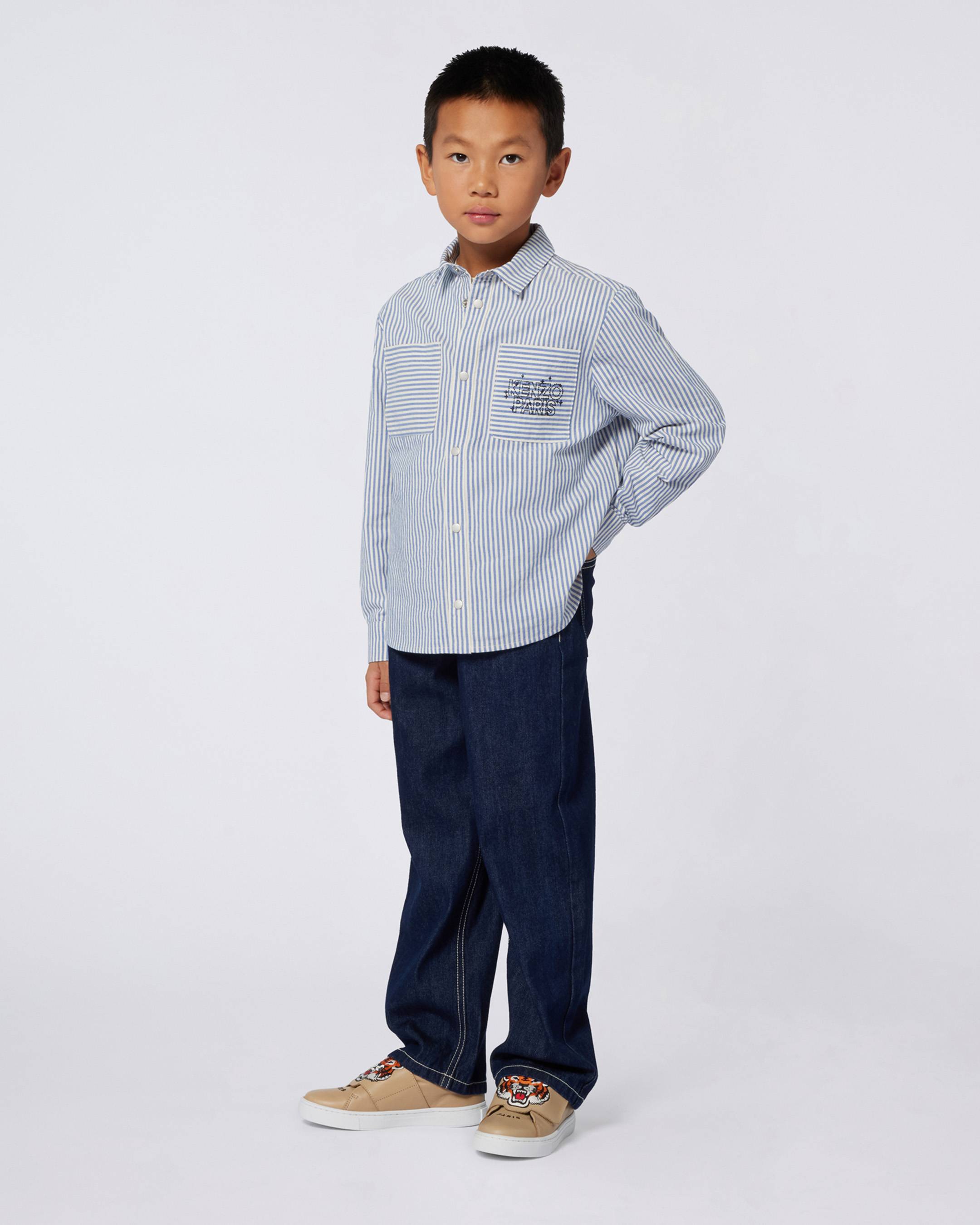 'KENZO Galaxy' embroidered trousers in denim