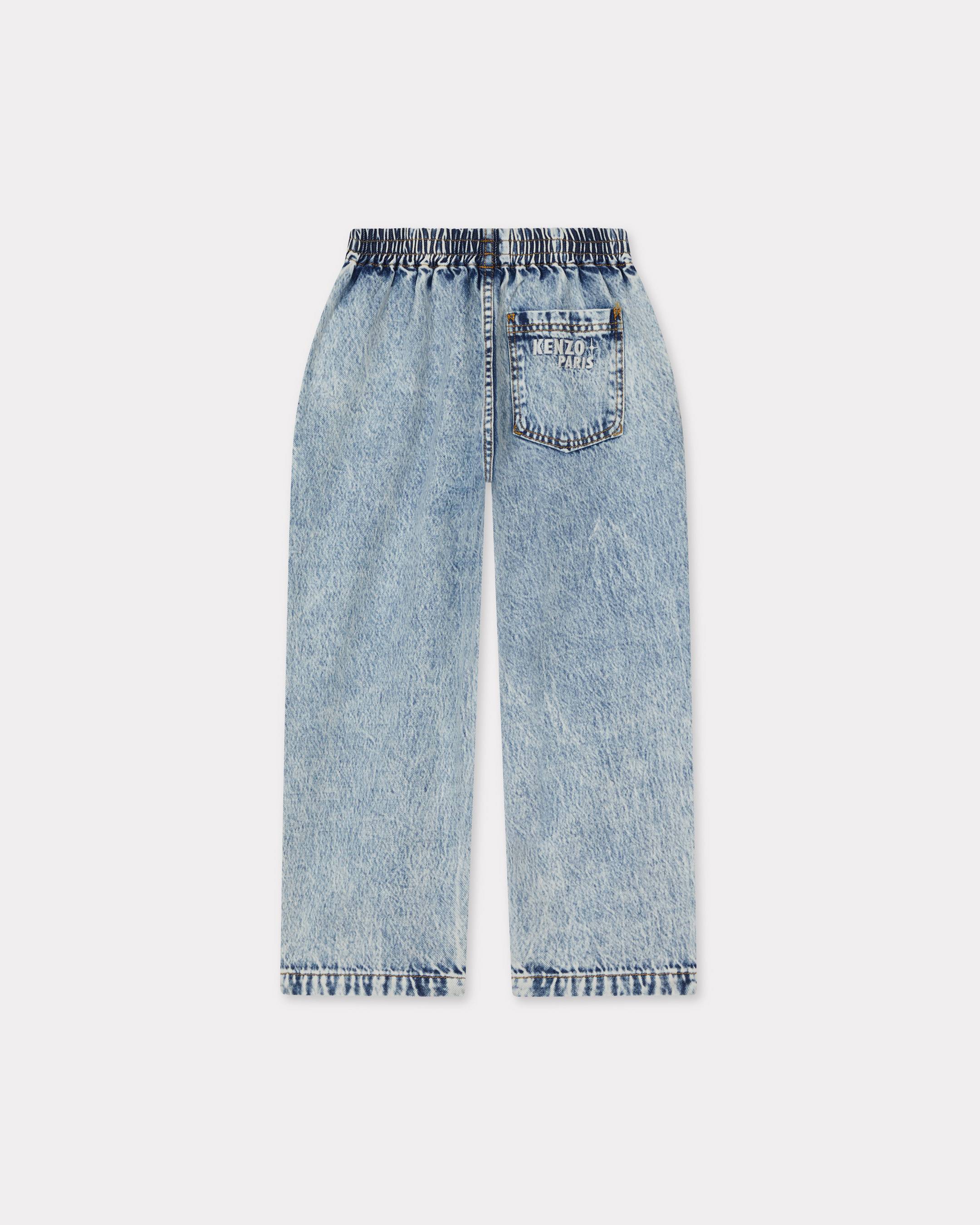 'Cosmic Fun' trousers in denim