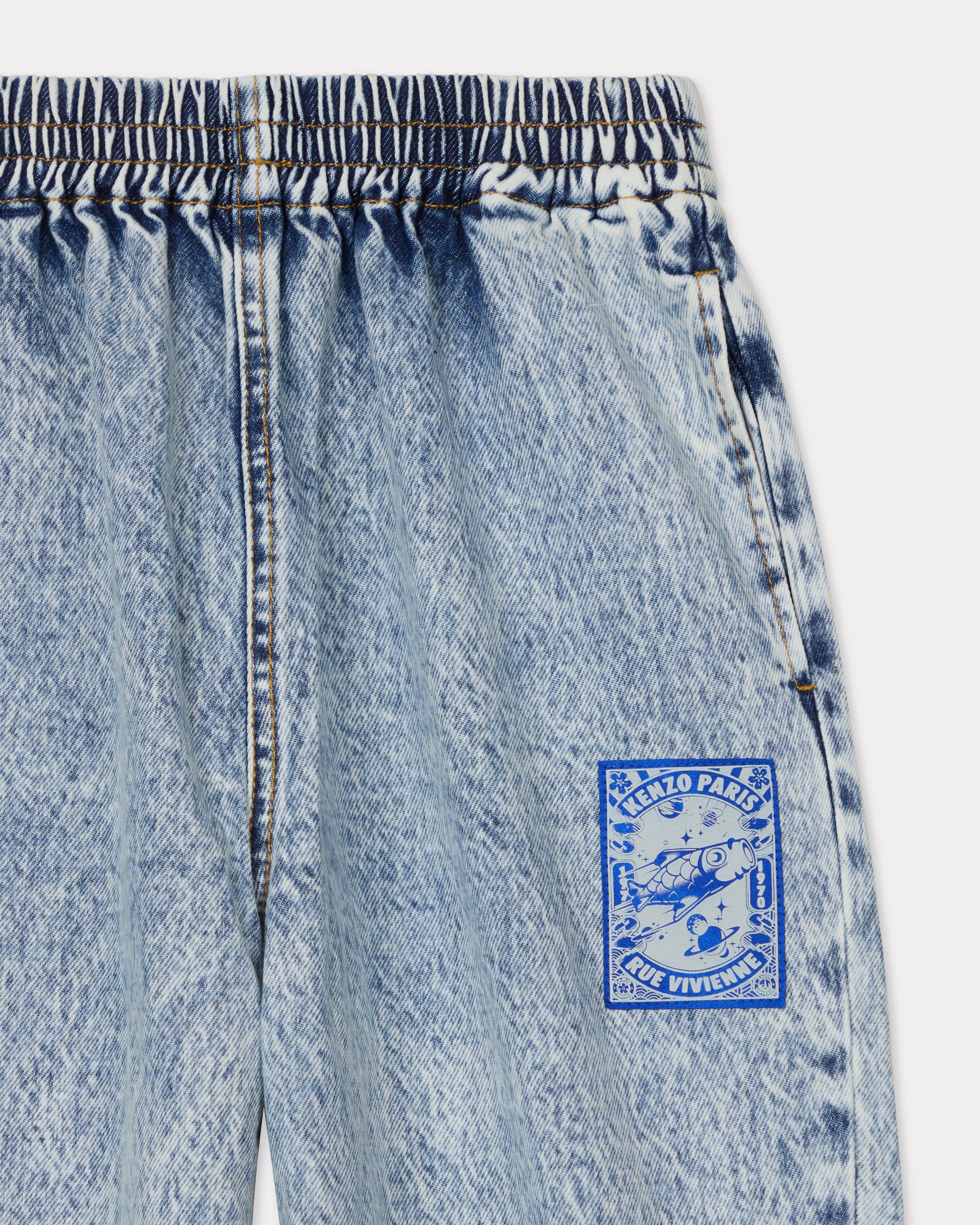 'Cosmic Fun' trousers in denim