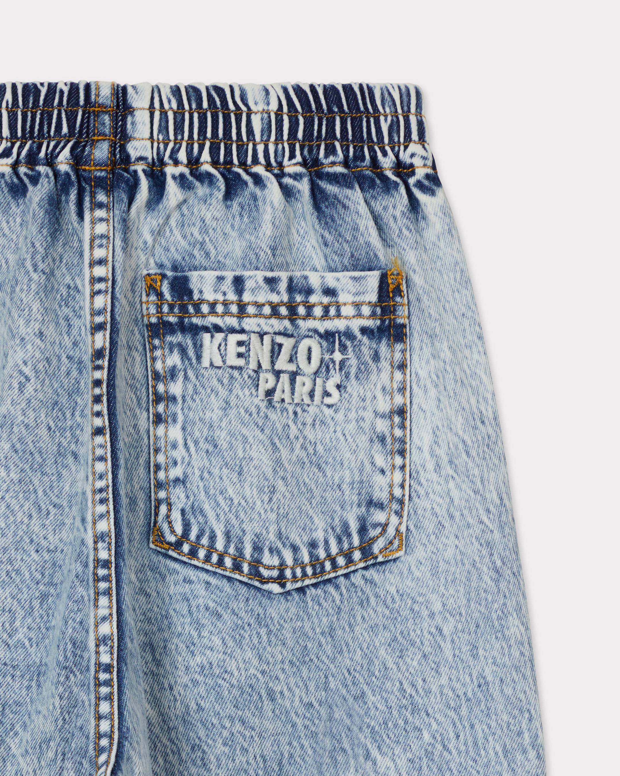 'Cosmic Fun' trousers in denim
