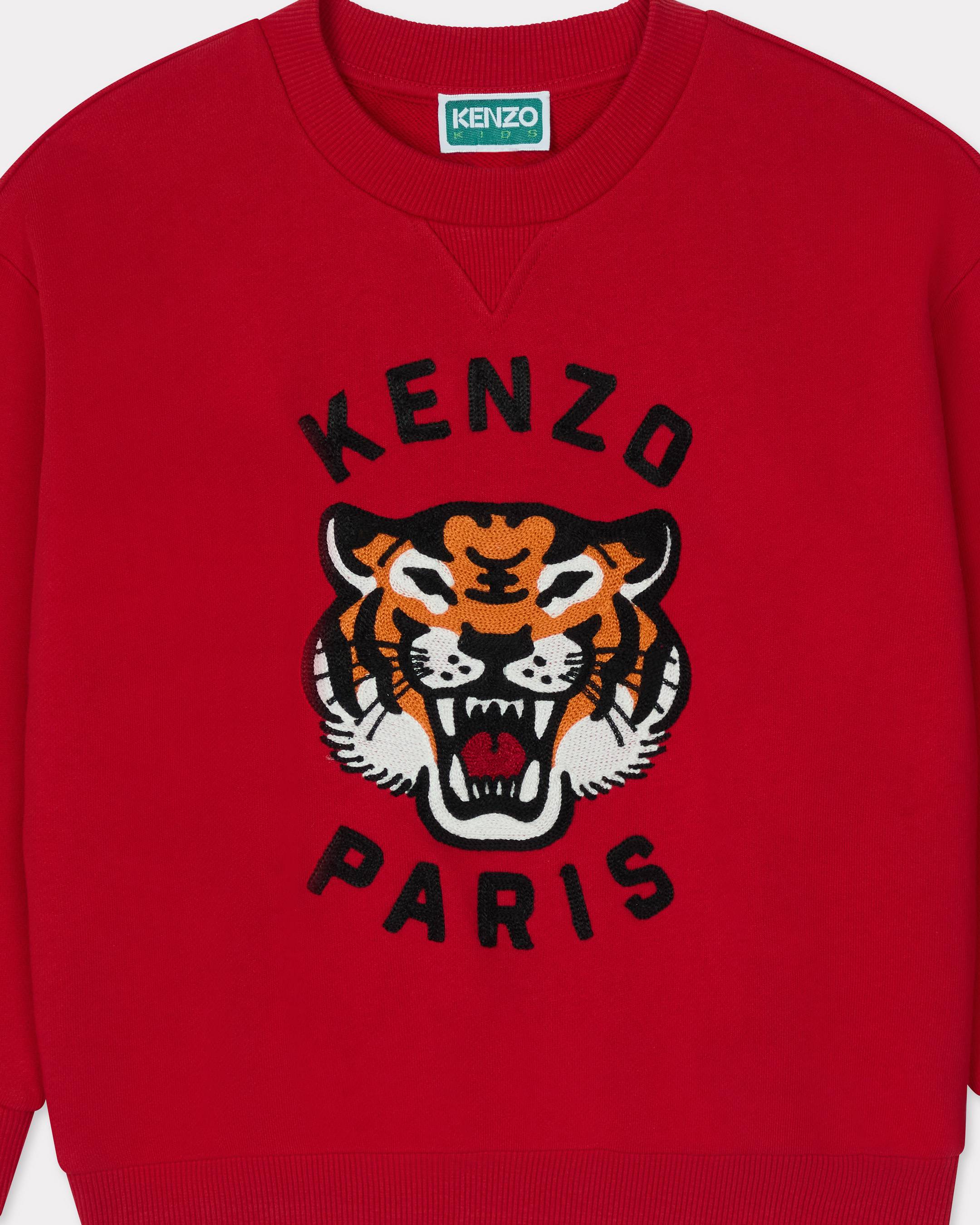 Embroidered sweatshirt in cotton