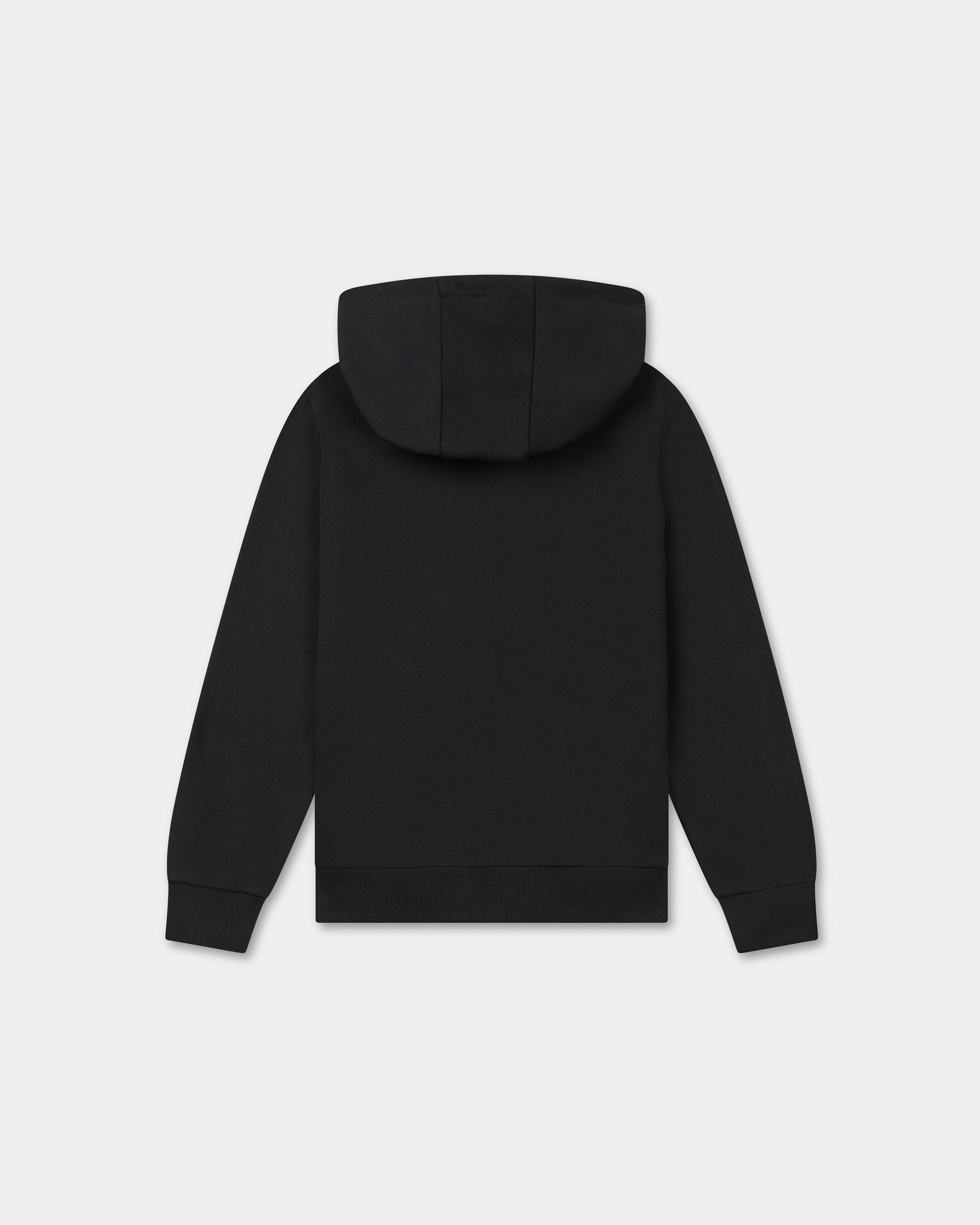 Embroidered hoodie in cotton