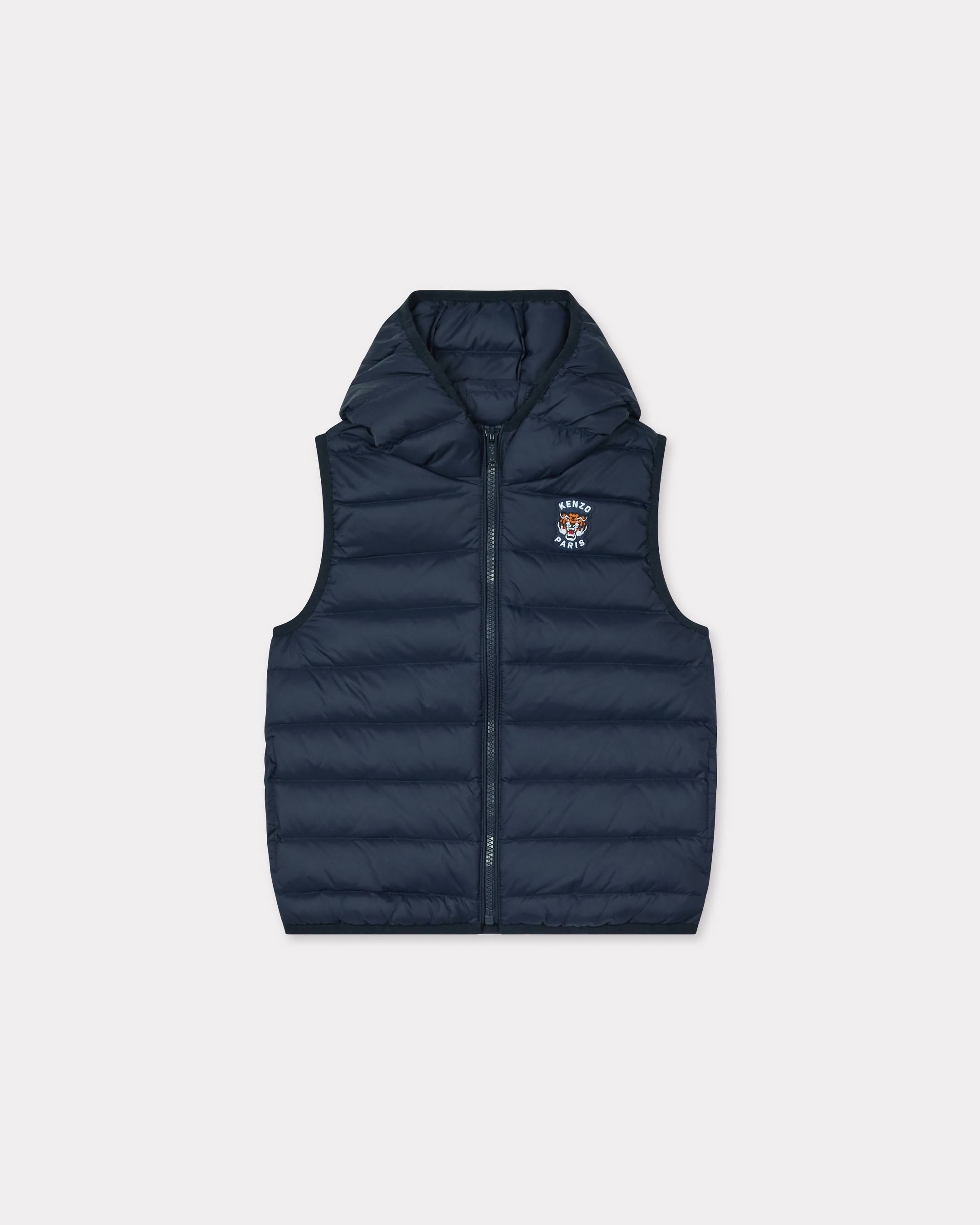 KENZO Kids Down Gilet, Kids, Navy Blue, Size 6Yrs, Polyamide