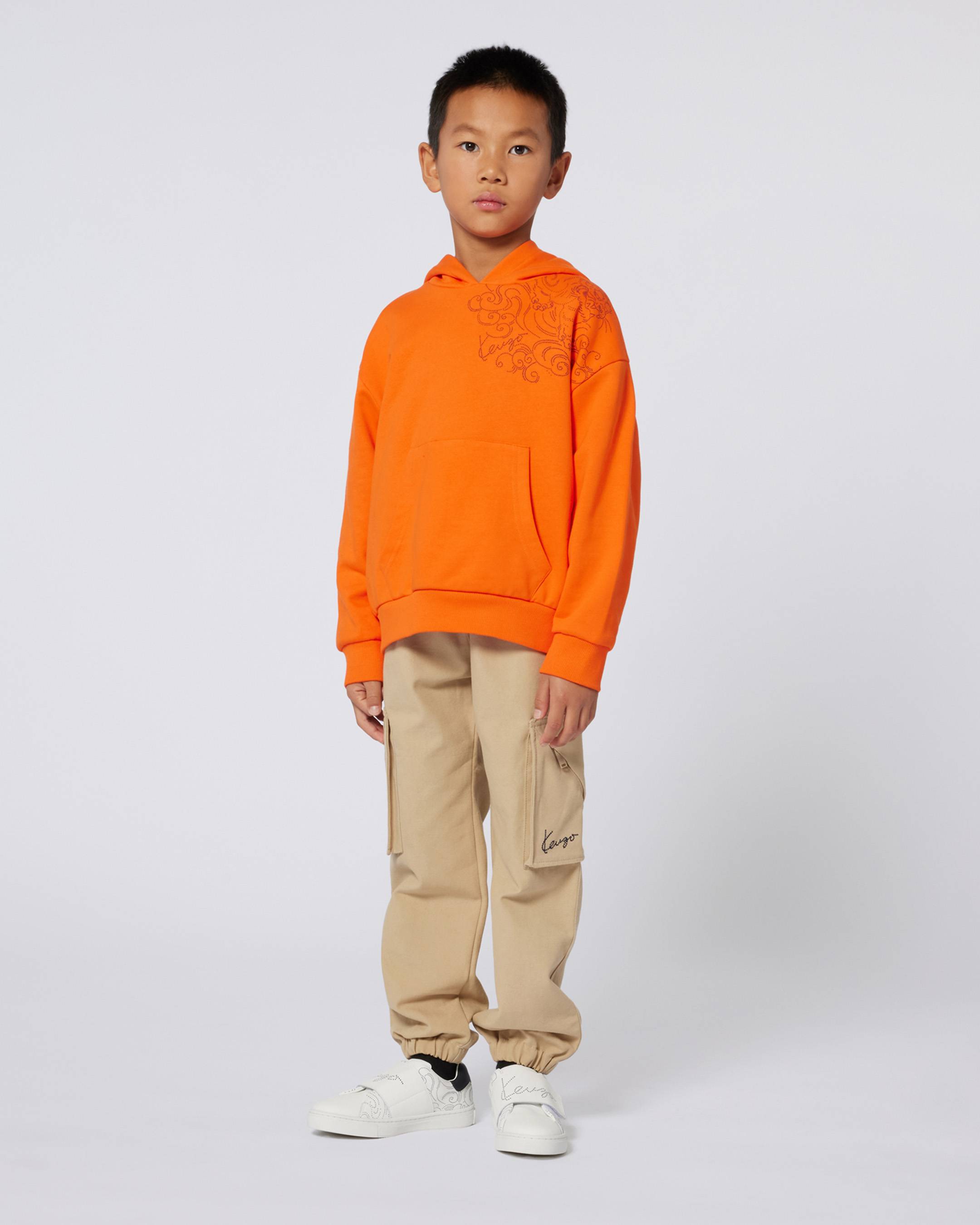 'KENZO Galaxy' embroidered trousers in cotton