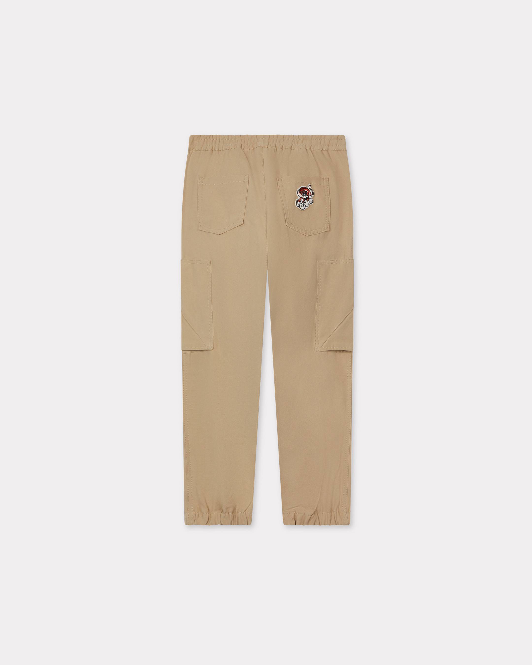 'KENZO Galaxy' embroidered trousers in cotton