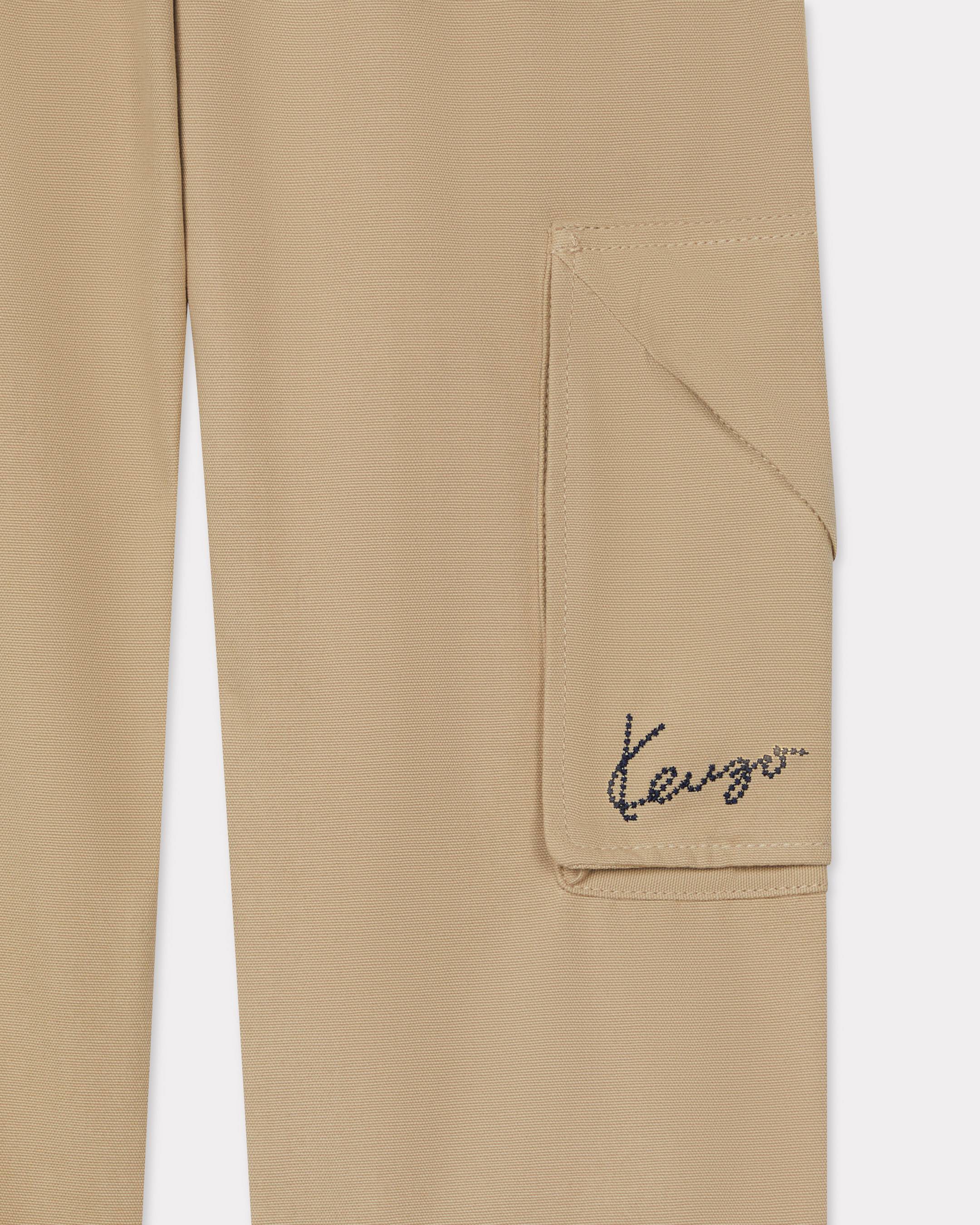 'KENZO Galaxy' embroidered trousers in cotton