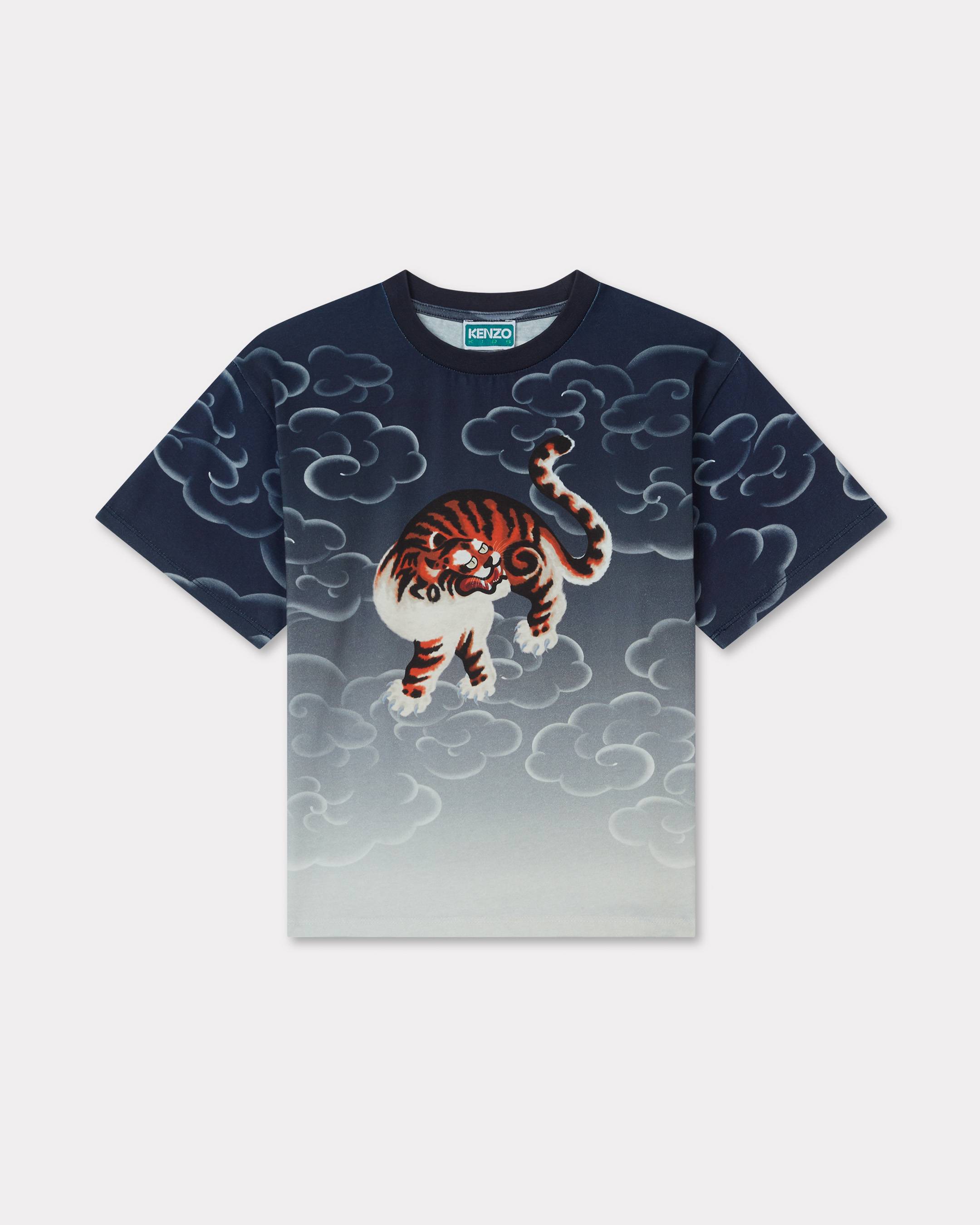 KENZO Kids ' Galaxy' T-shirt , Kids, Navy Blue, Size 10Yrs, Cotton