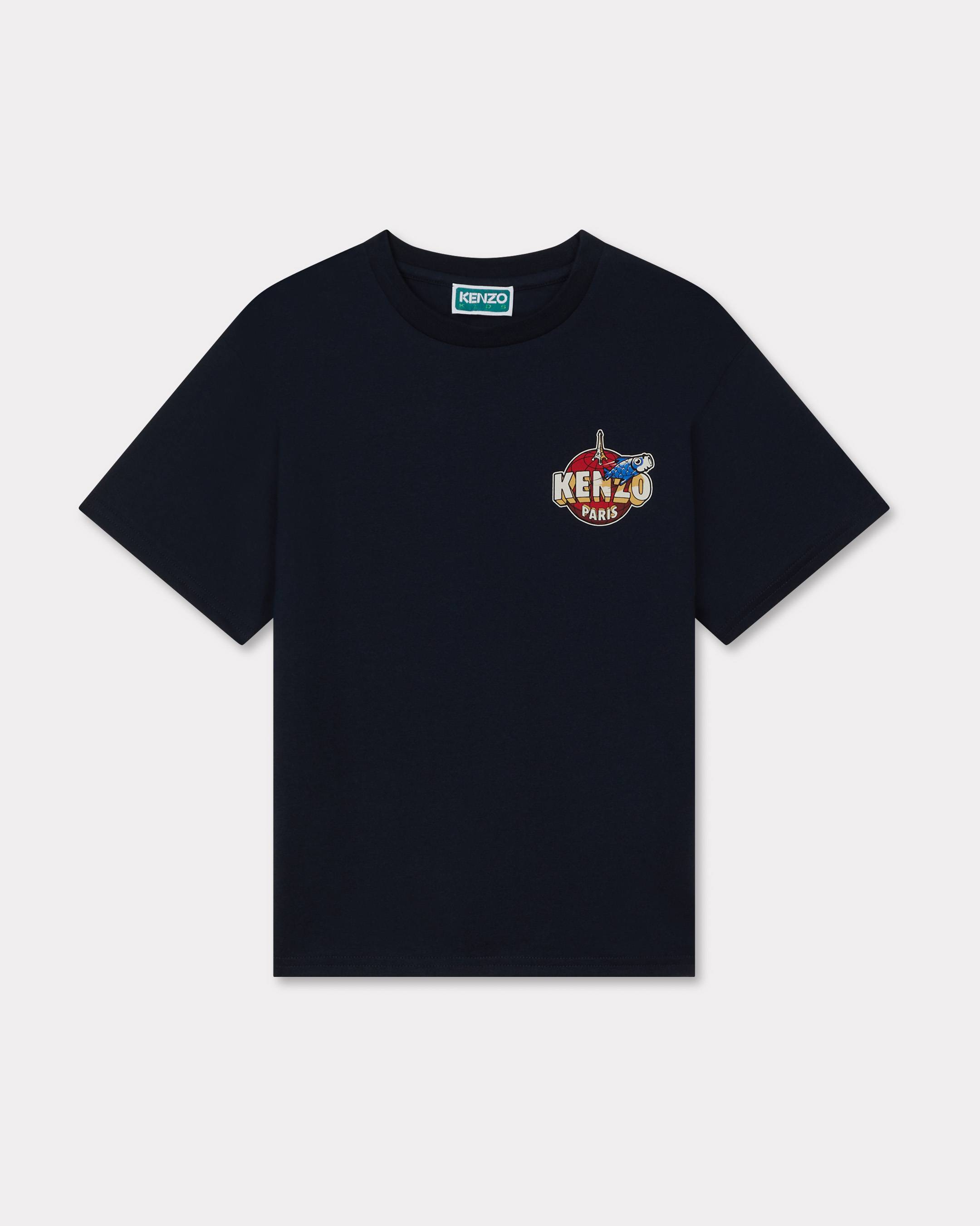KENZO Kids 'Cosmic Fun' T-shirt , Kids, Navy Blue, Size 10Yrs, Cotton