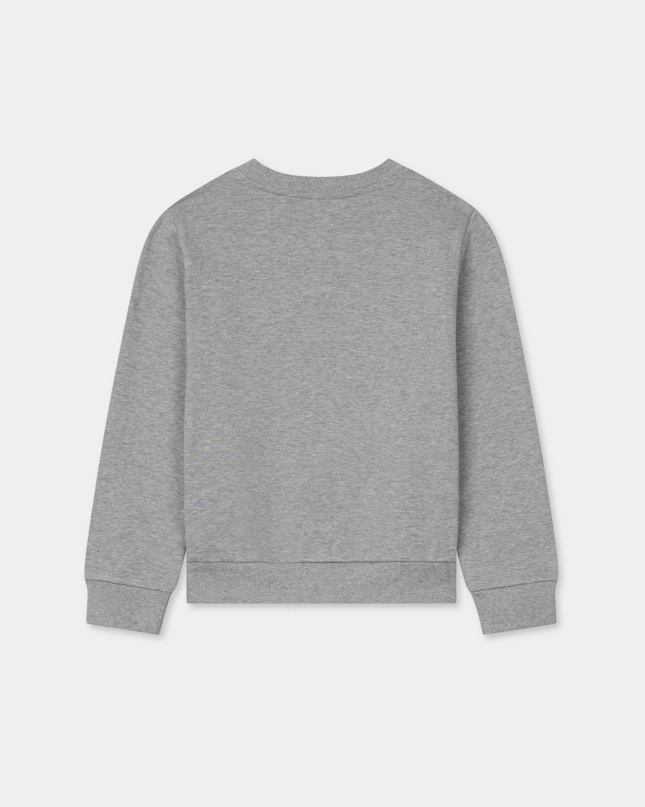 Embroidered sweatshirt in cotton