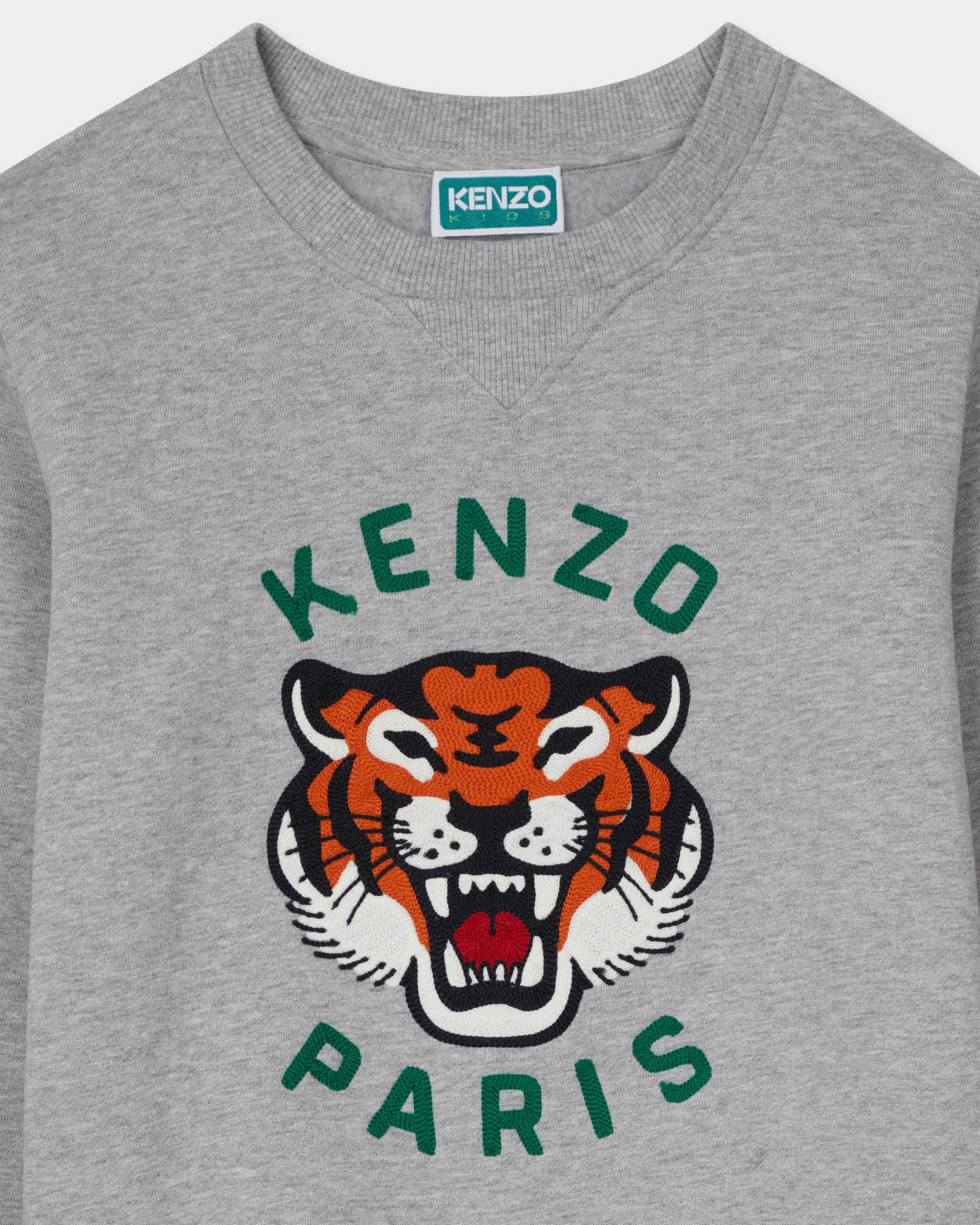 Embroidered sweatshirt in cotton