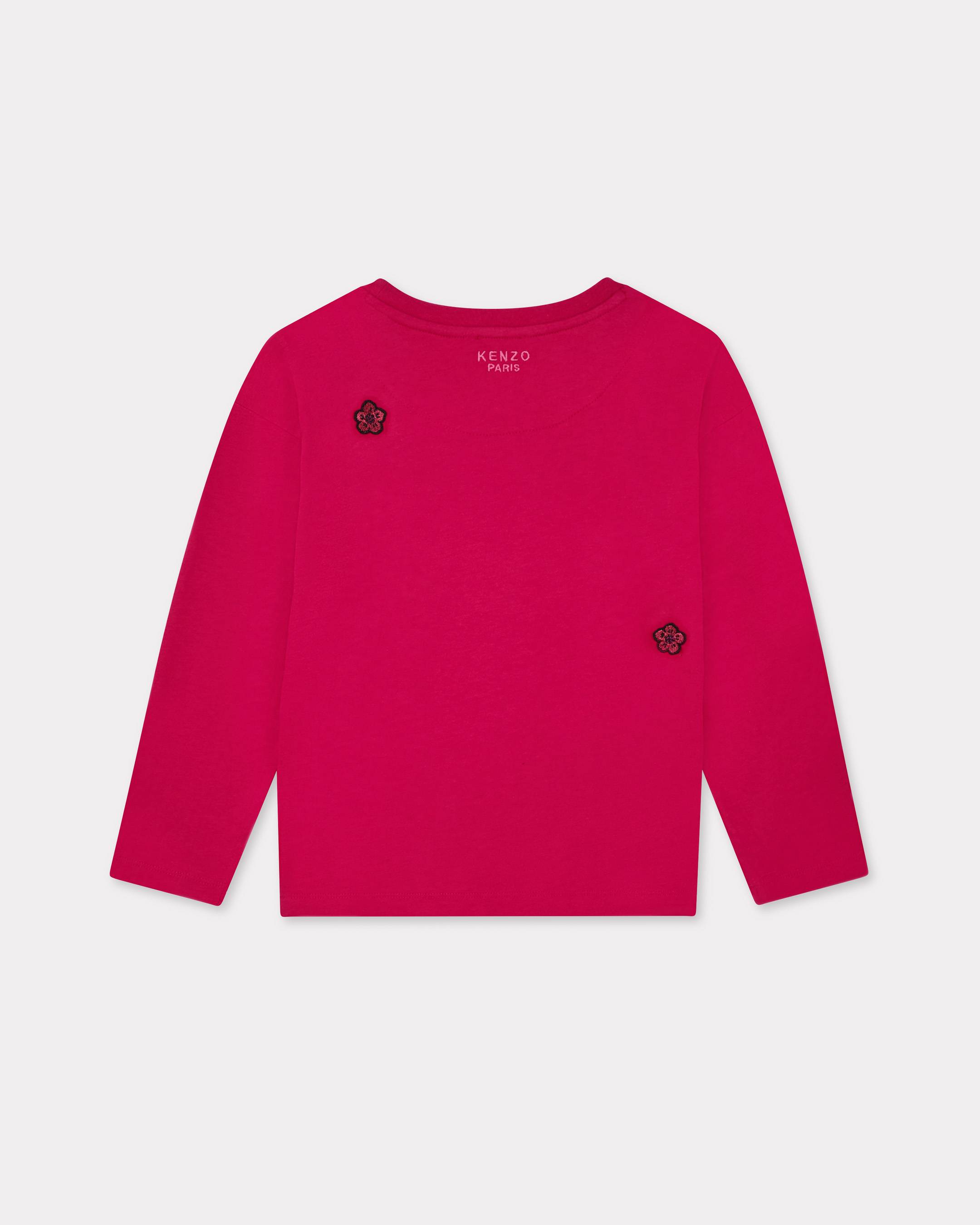 Festive' long-sleeved T-shirt in cotton