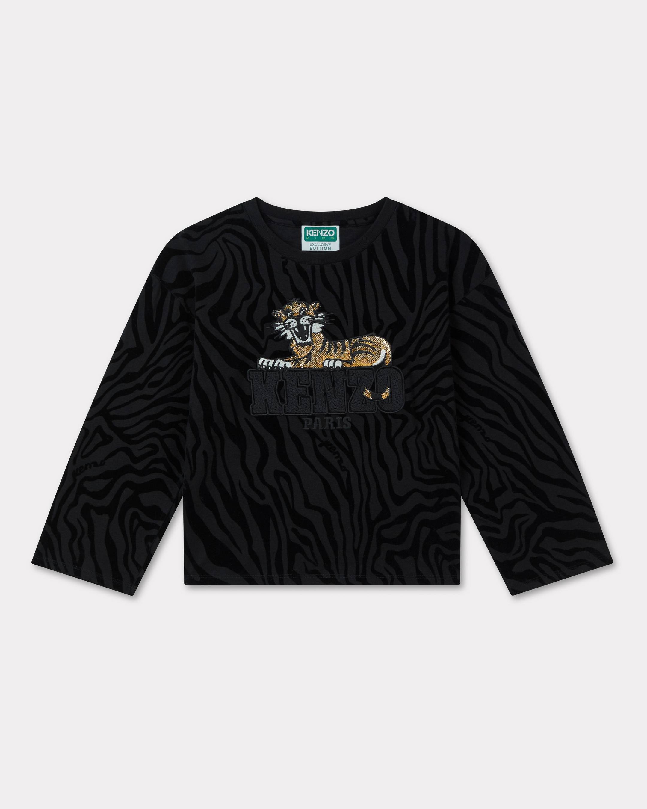 Festive' long-sleeved T-shirt | KENZO Kids