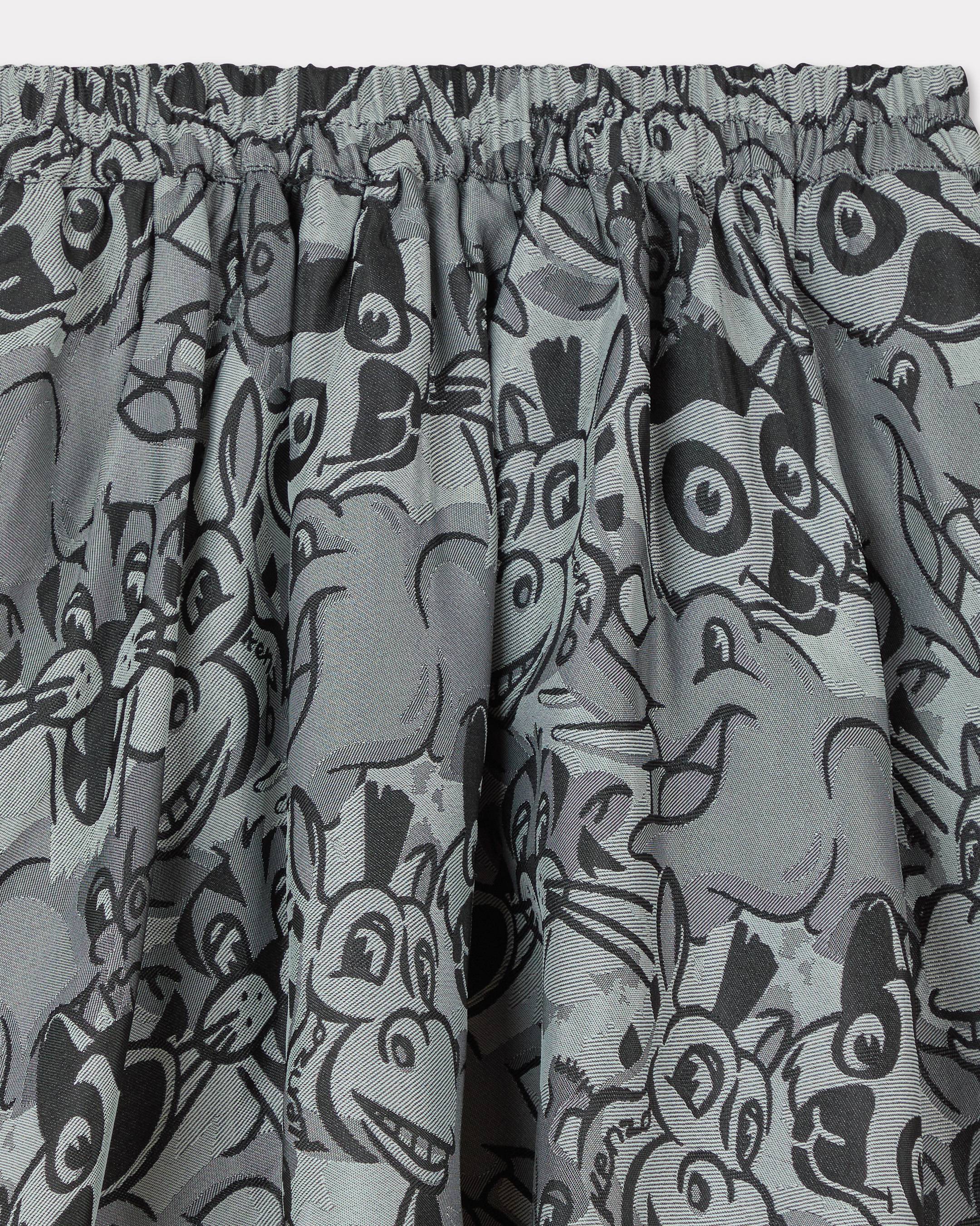 'Festive' jacquard skater skirt