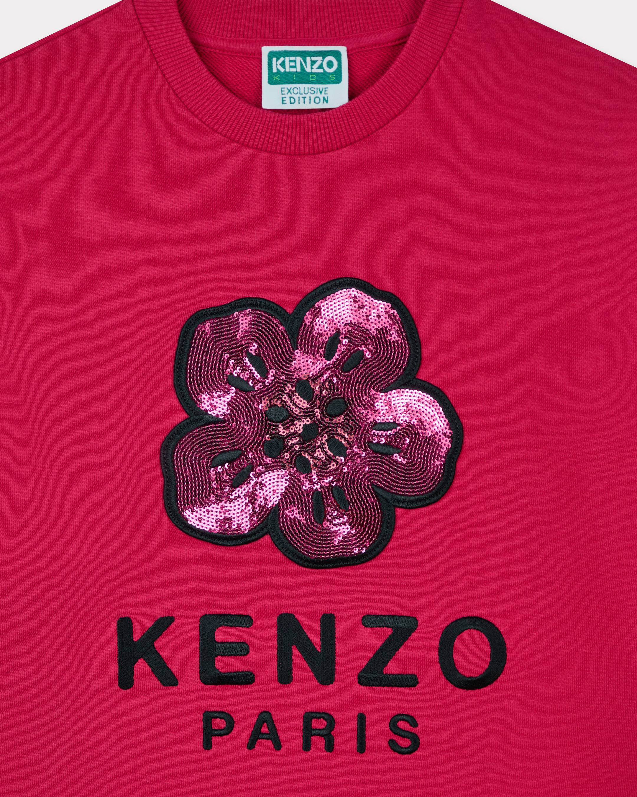 'Festive' embroidered sweatshirt dress