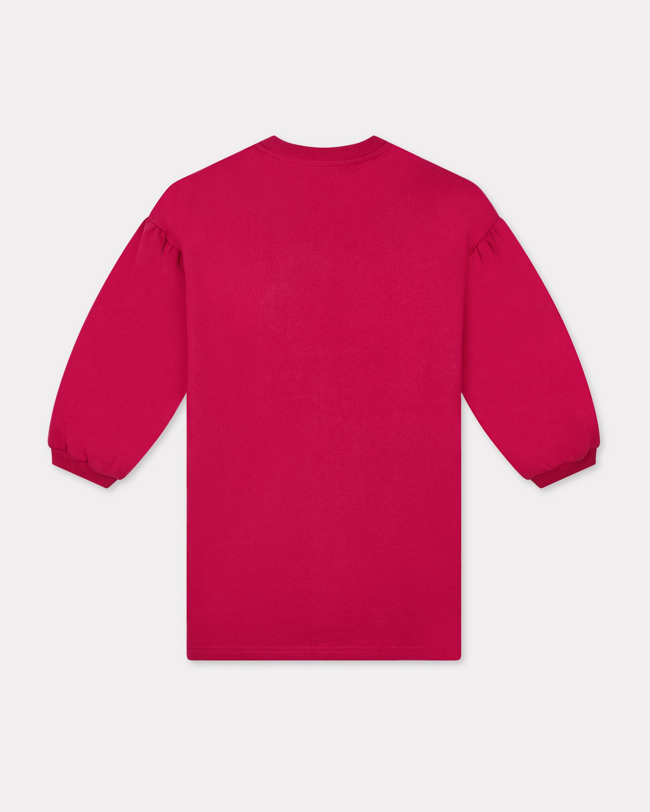 'Festive' embroidered sweatshirt dress