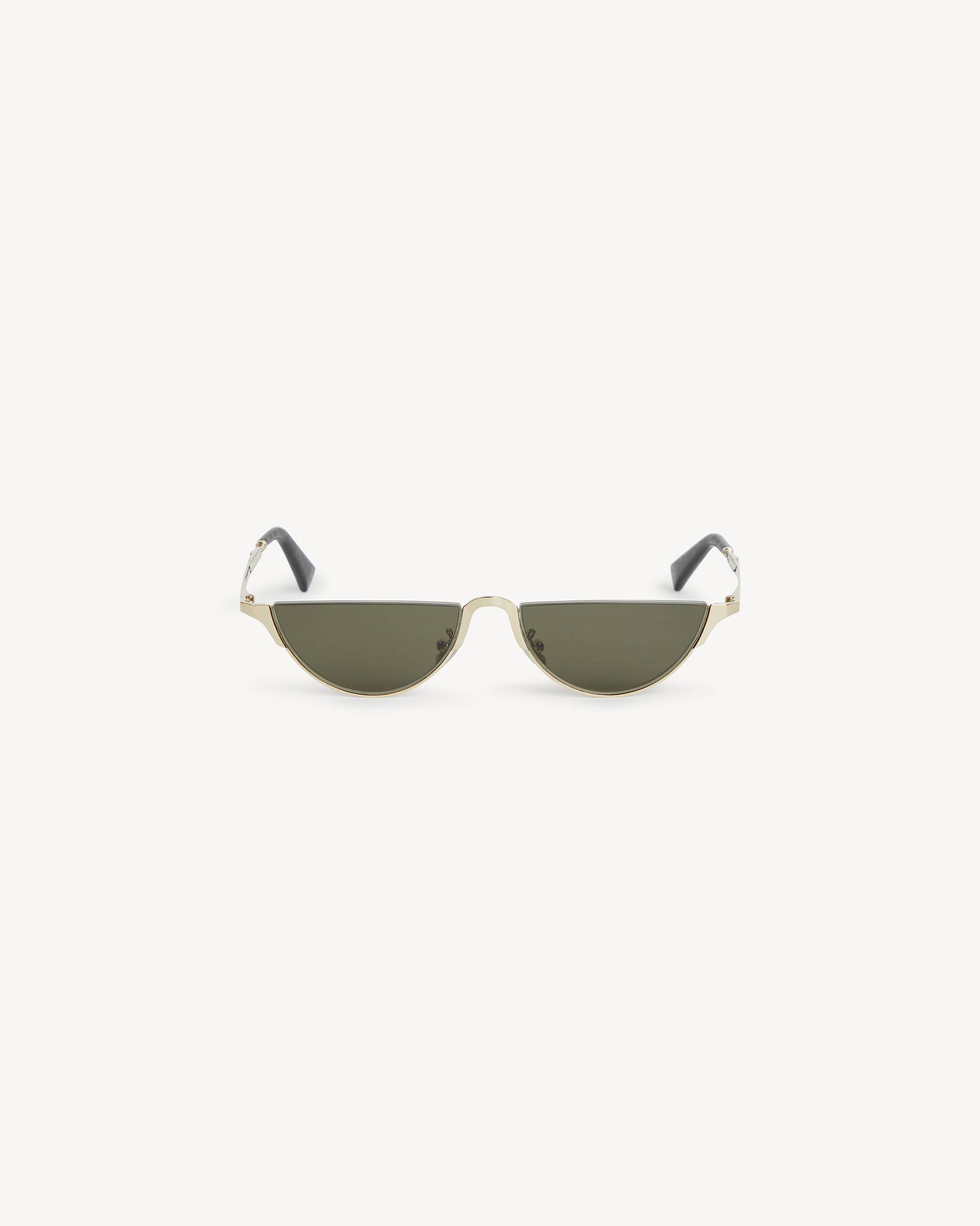 KENZO Women's ' Weave' Sunglasses, Woman, Gold, Metal
