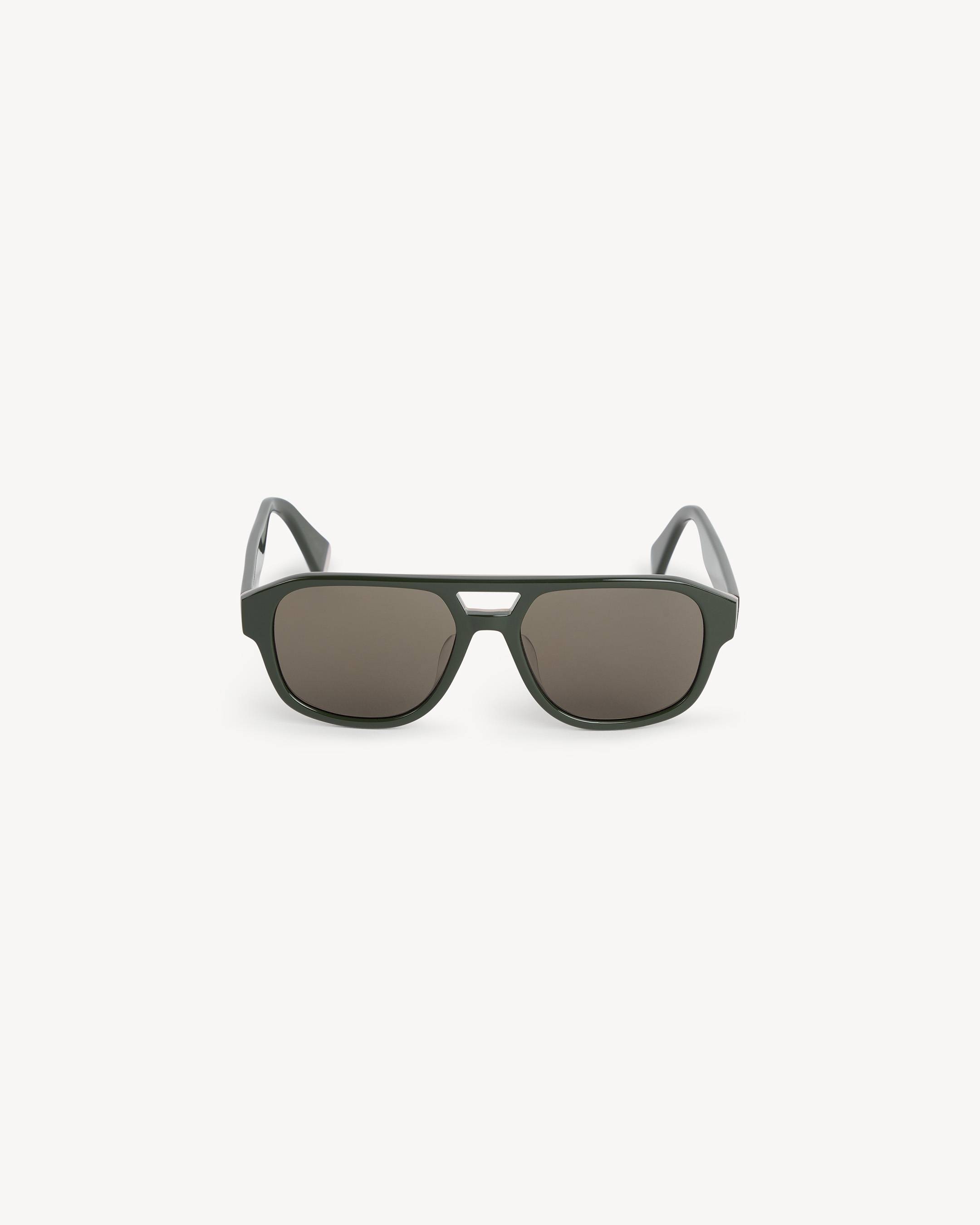 KENZO Men's Sunglasses, Man, Dark Khaki, Acetate