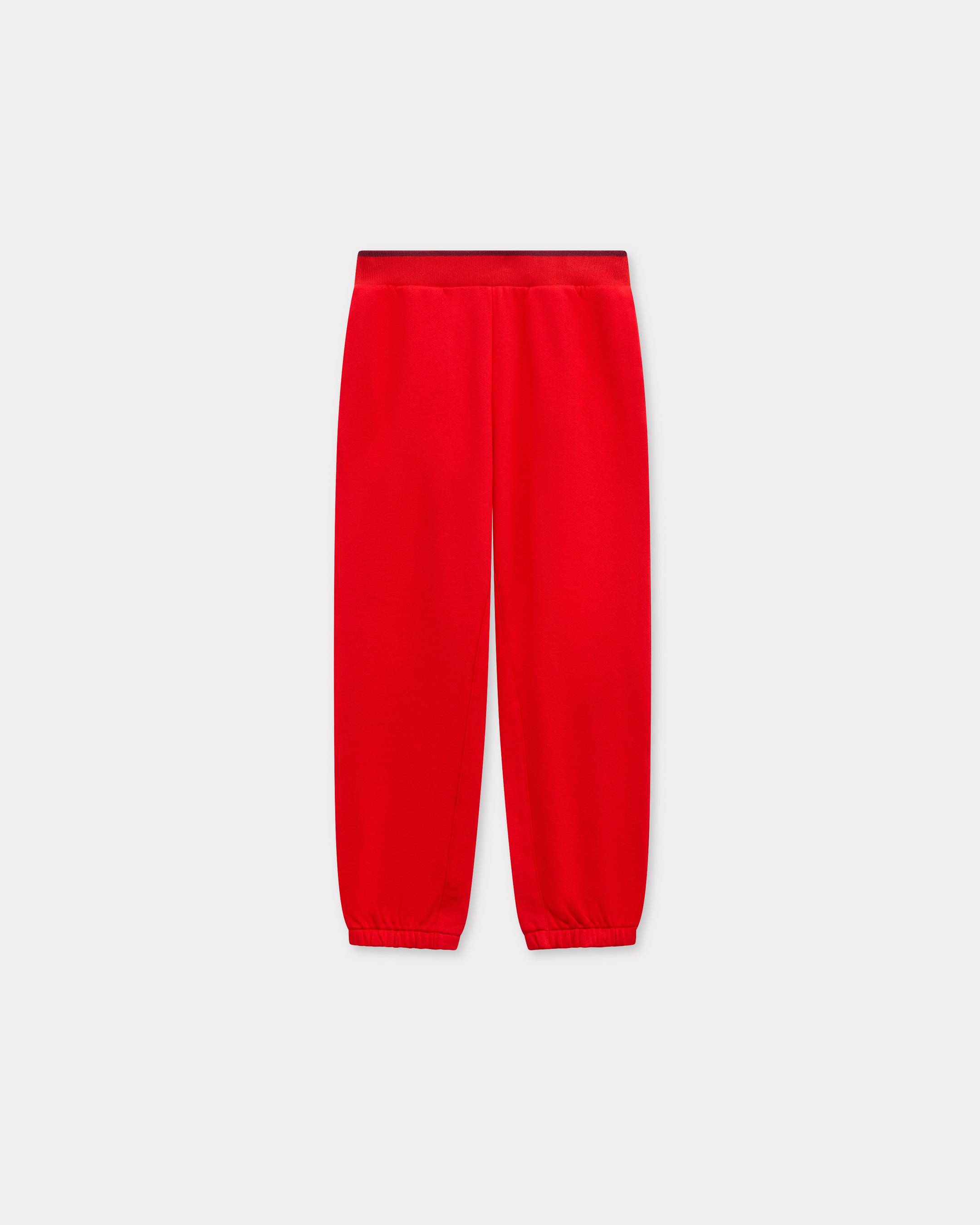 'Lunar New Year' embroidered jogging pants french terry