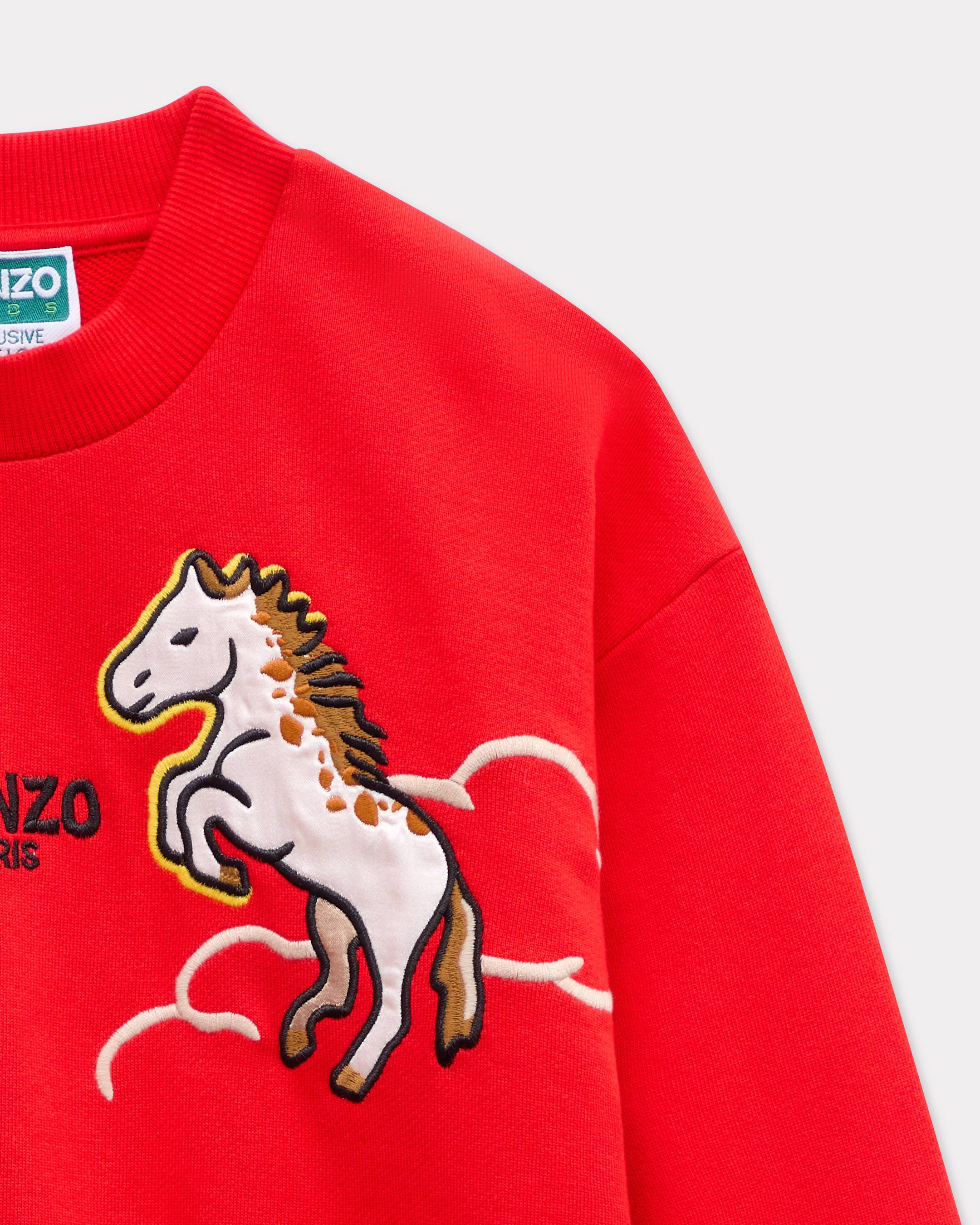 'Lunar New Year' embroidered sweatshirt french terry