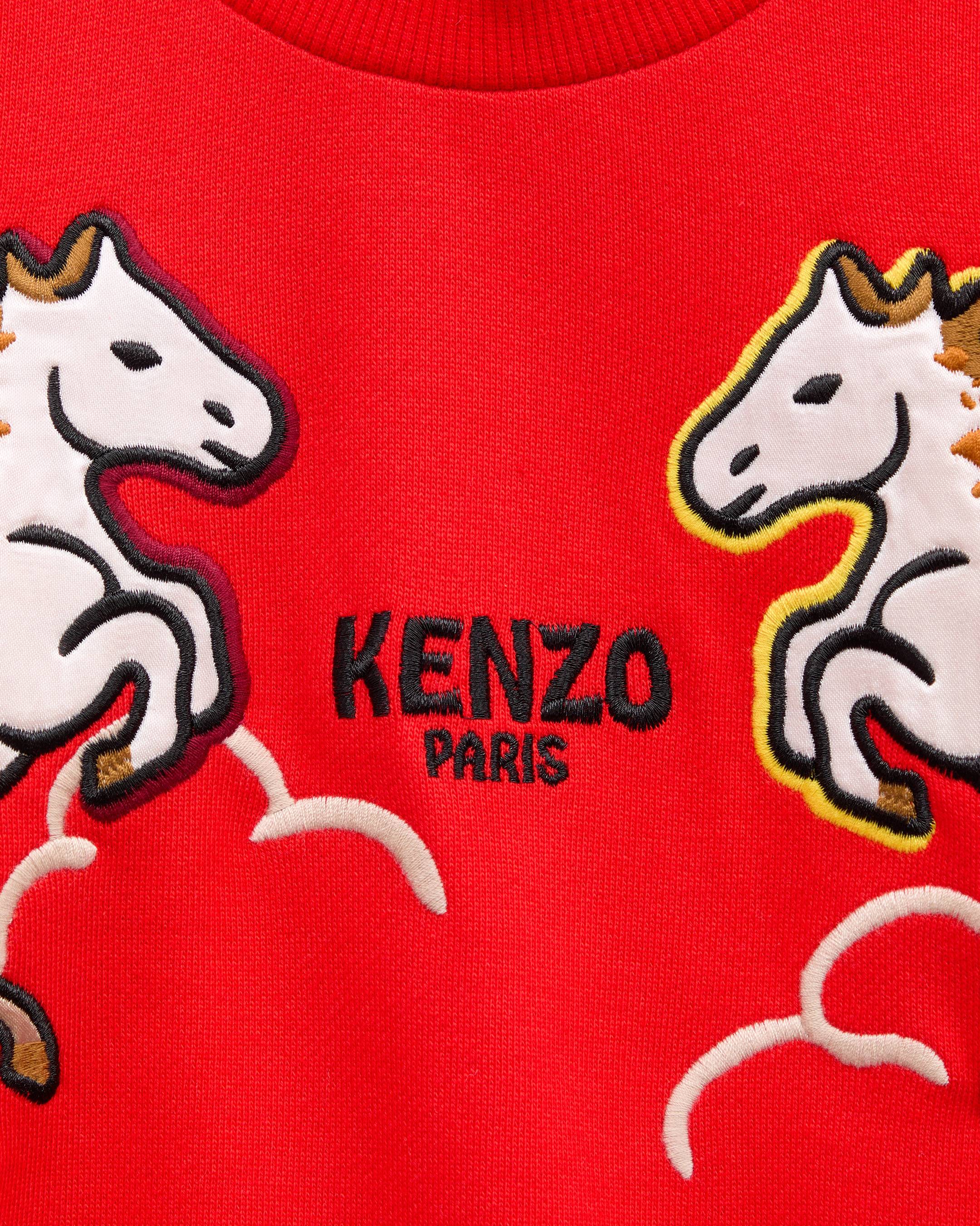 'Lunar New Year' embroidered sweatshirt french terry