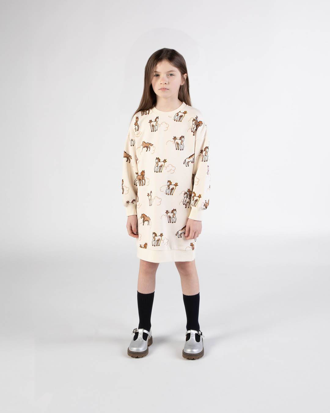 'Lunar New year' dress in french terry