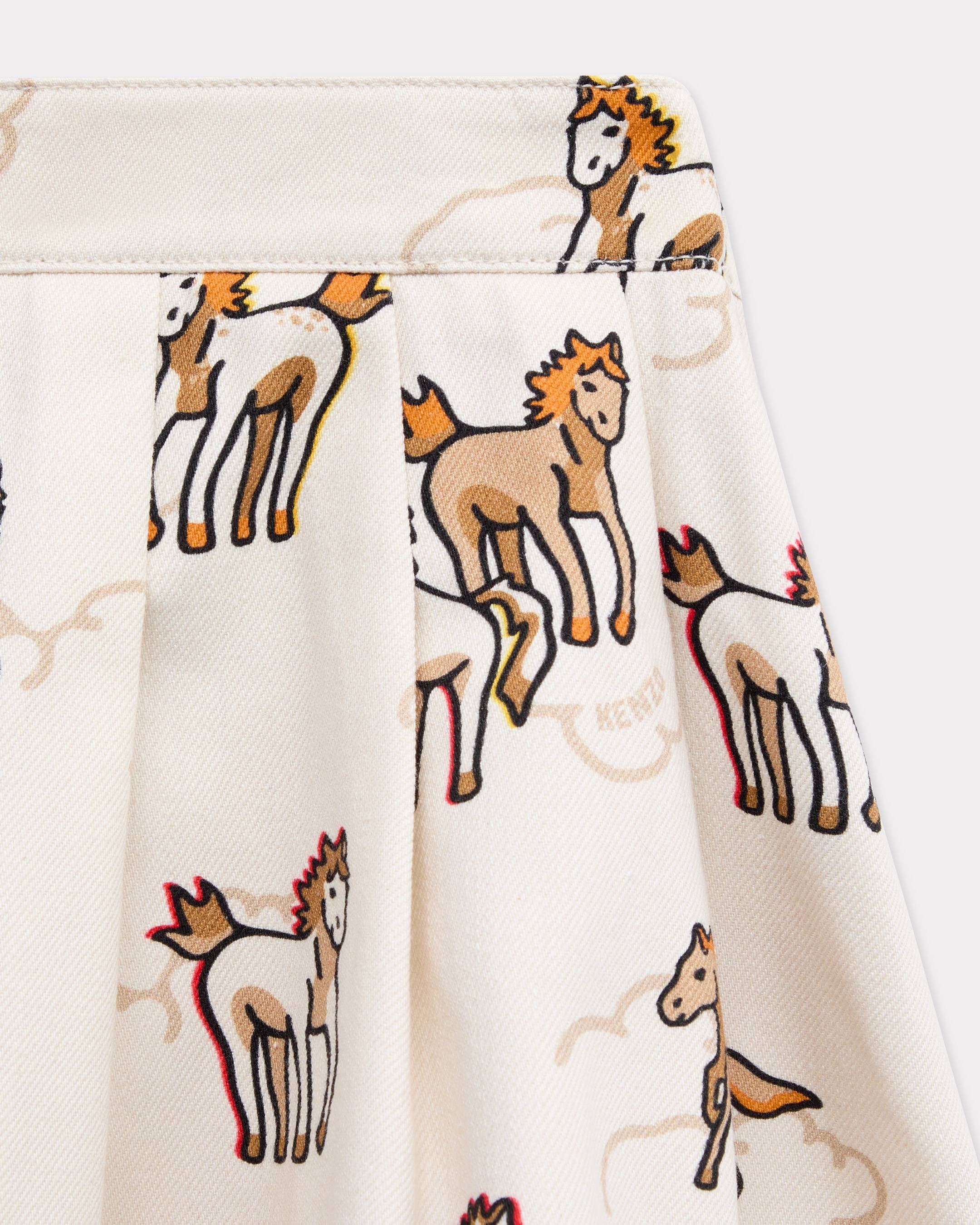 'Lunar New Year' pleated skirt