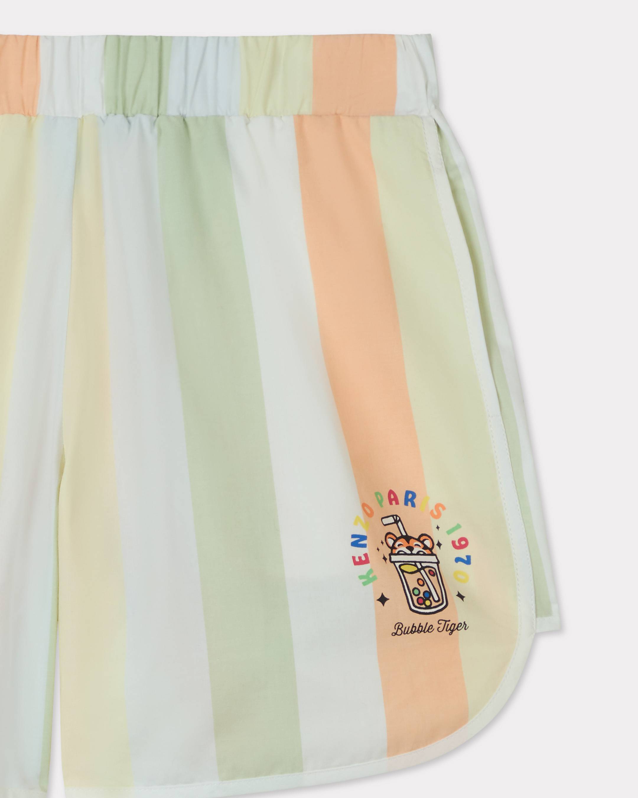 'Happy Sweet' bermuda shorts in cotton poplin