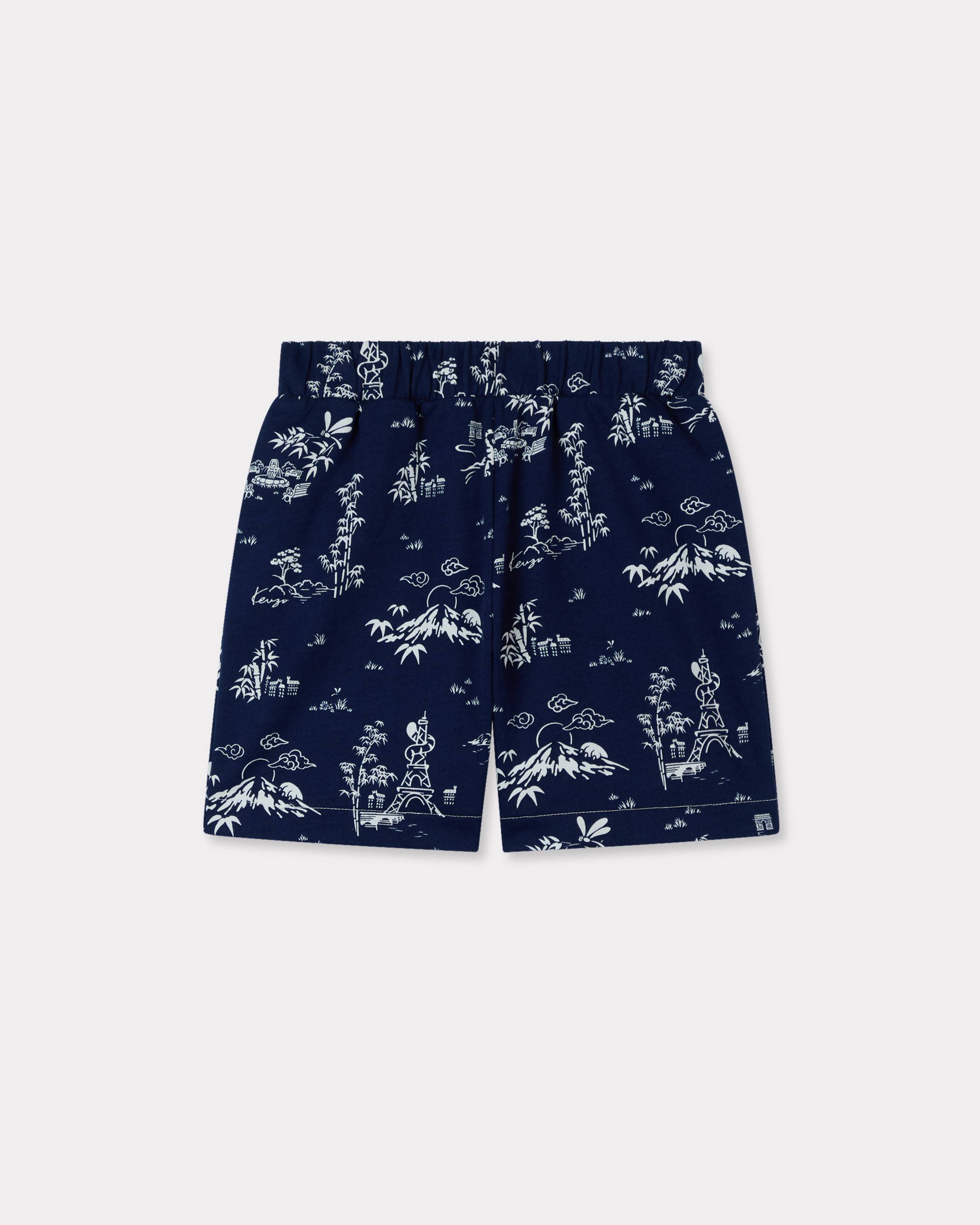 'KENZO Garden' バミューダ ショートパンツ イン ライト フレンチ テリー