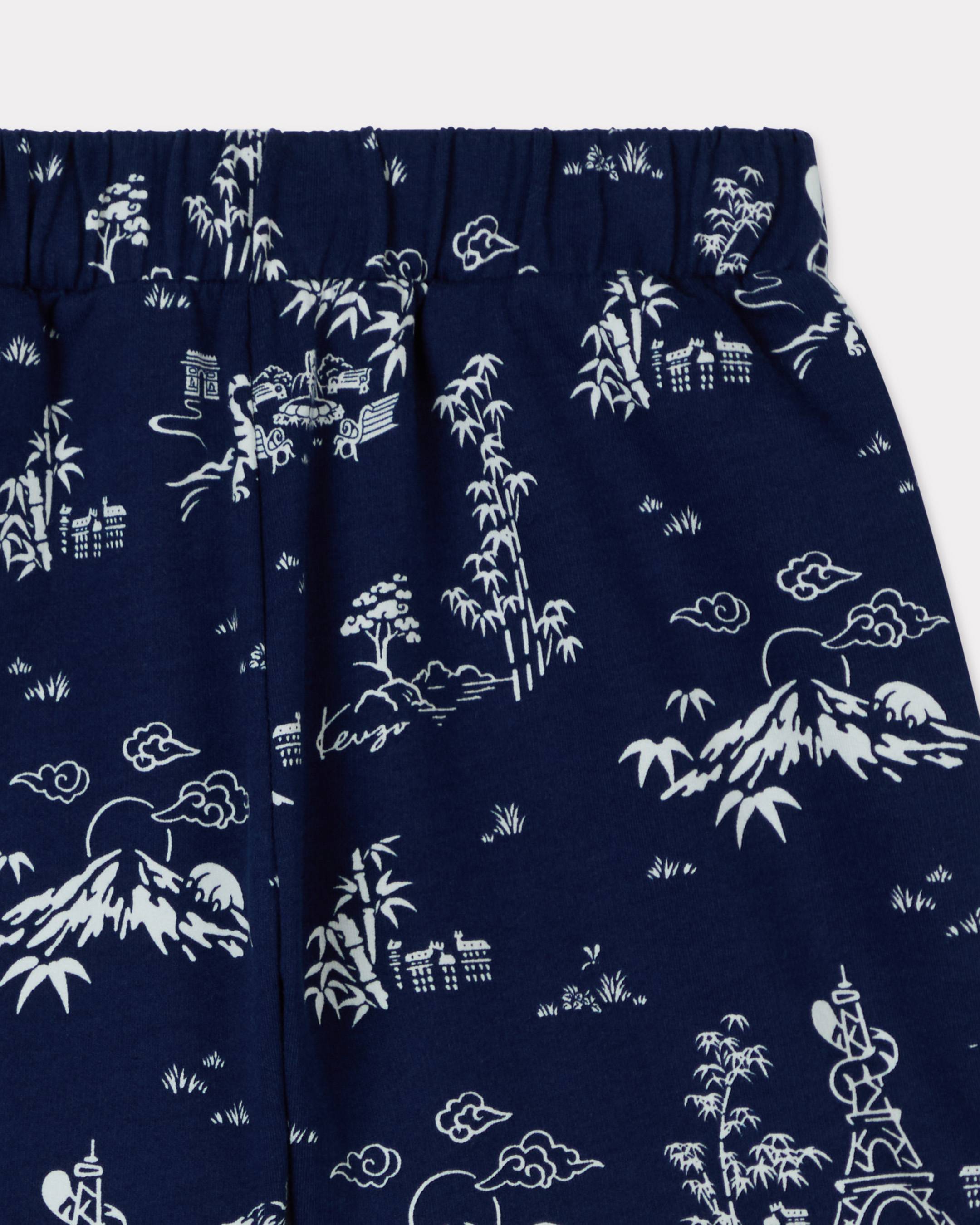 'KENZO Garden' バミューダ ショートパンツ イン ライト フレンチ テリー