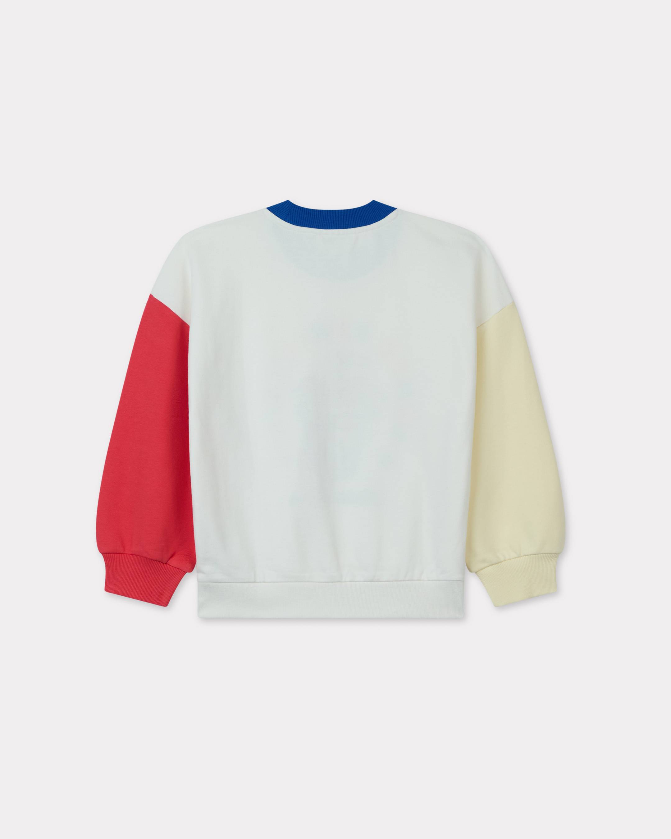 'Happy Sweet' embroidered sweatshirt in french terry