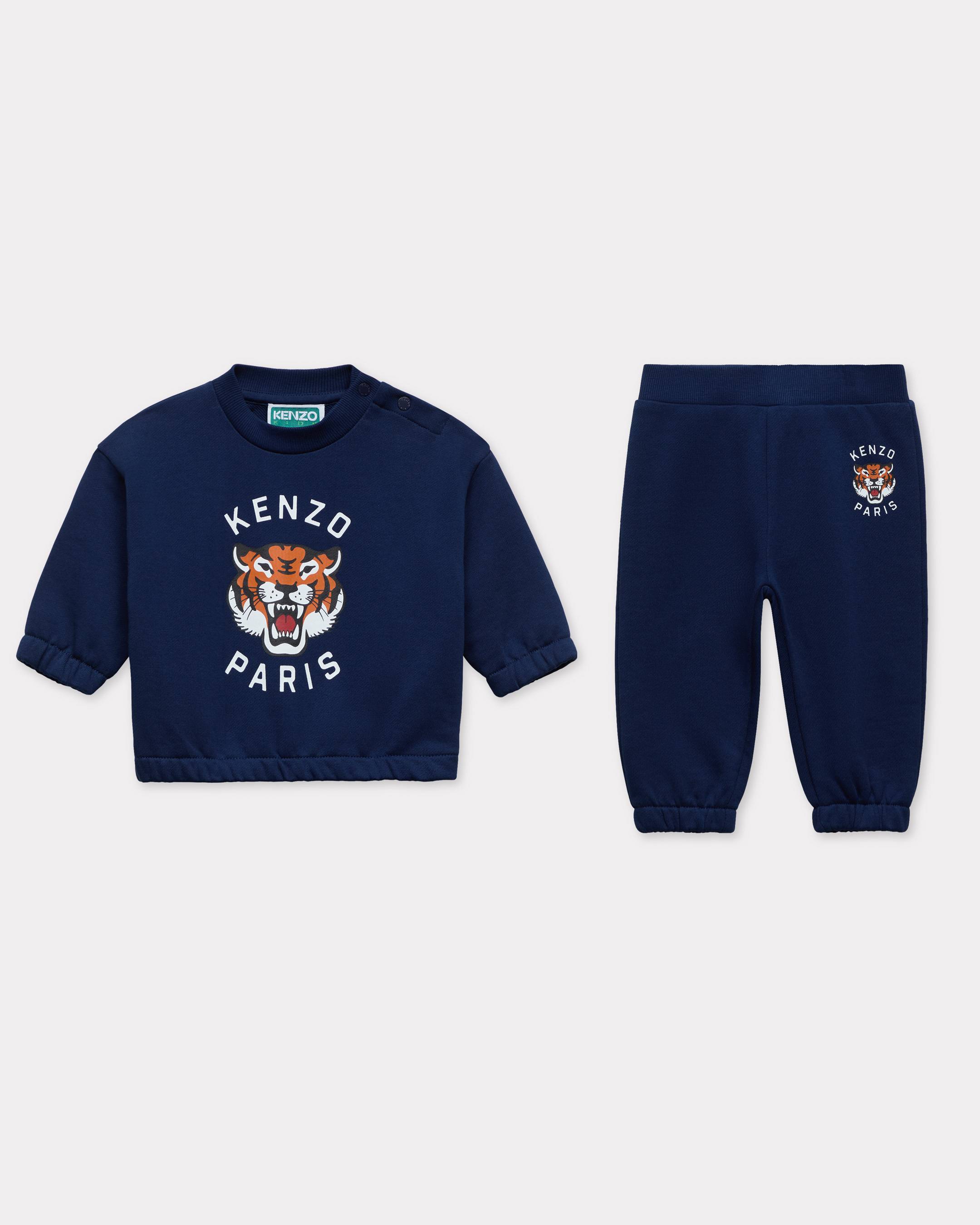 Sweatshirt and trousers set in cotton