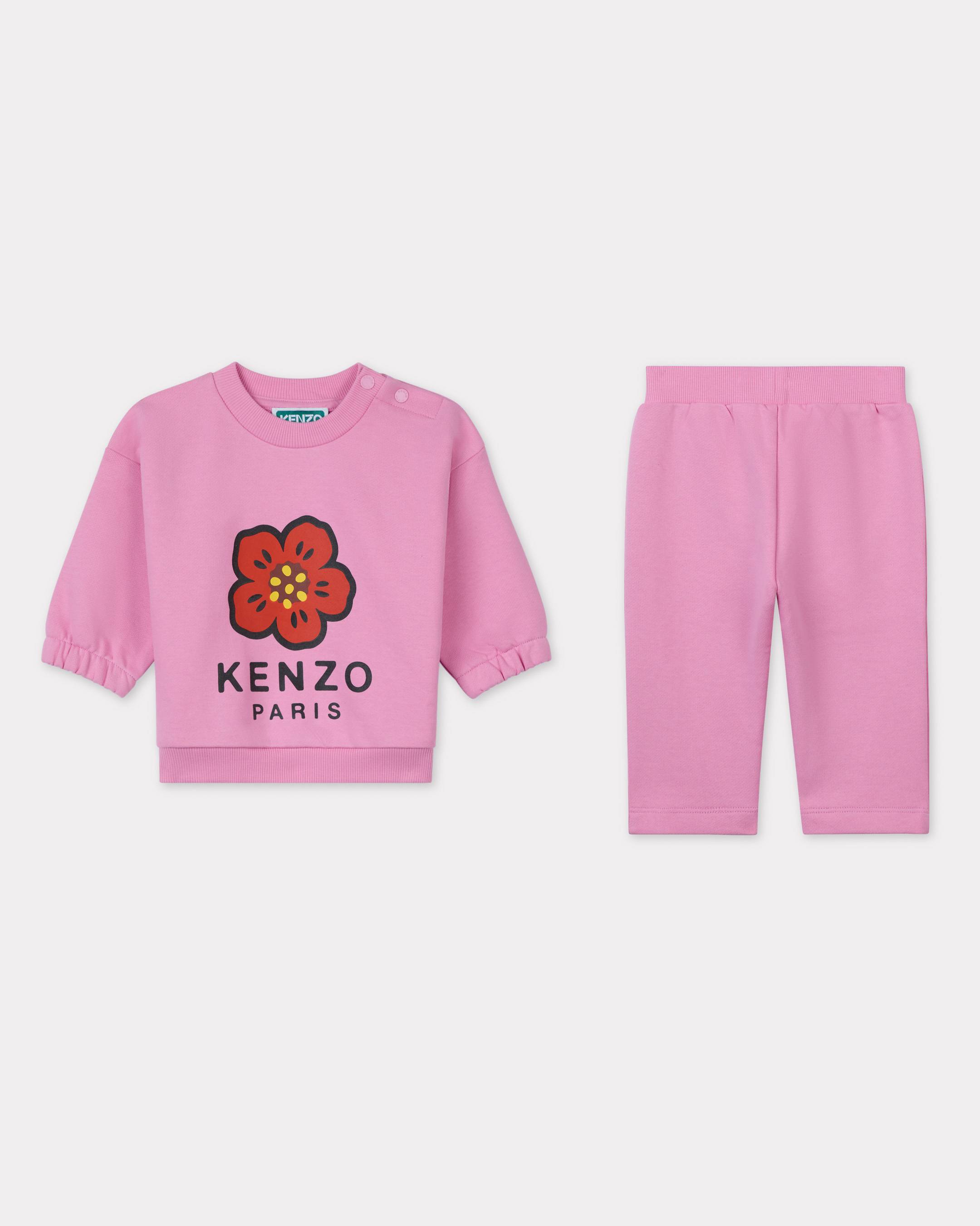 Sweatshirt and trousers set in cotton