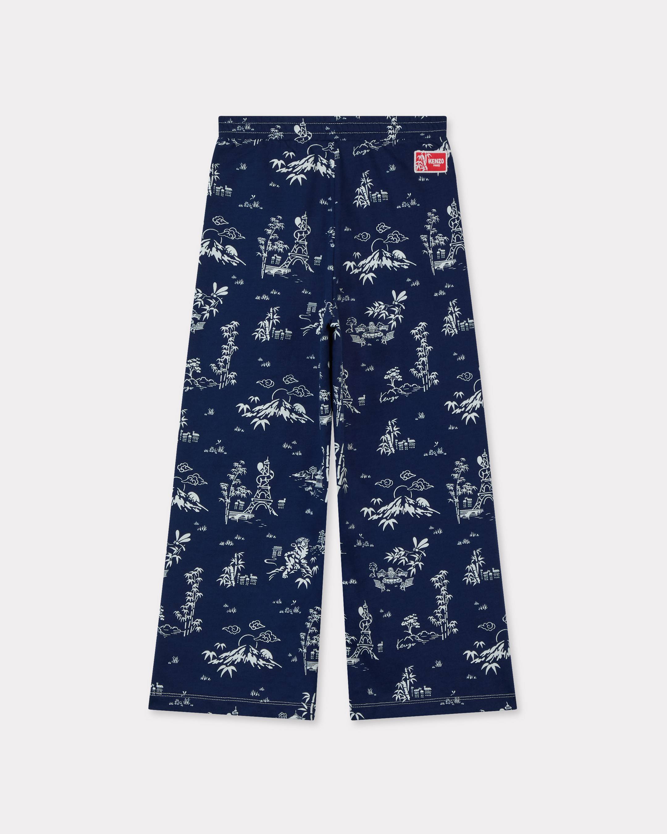 'KENZO Garden' jogging pants in french terry