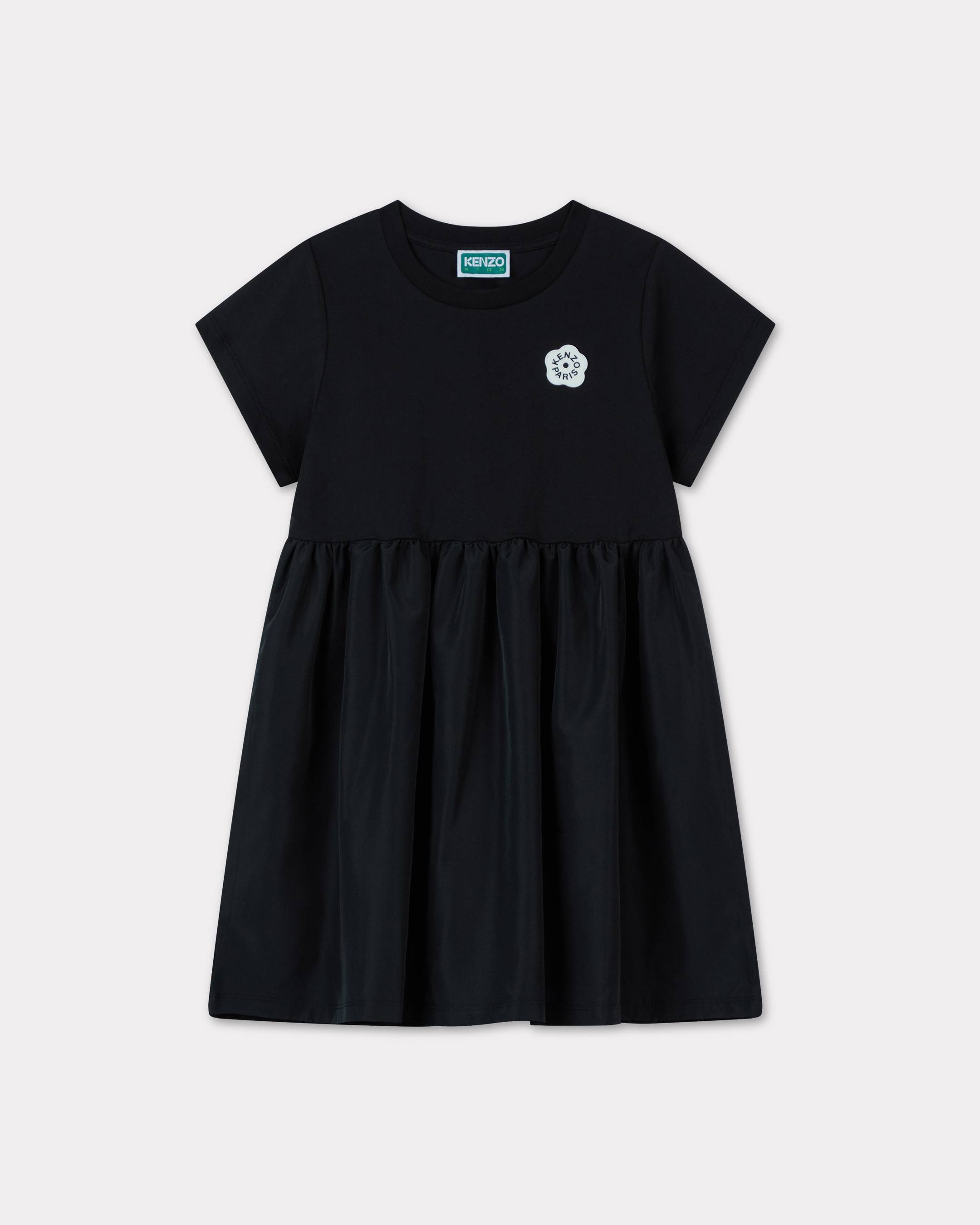 'Boke Flower 2.0' dress in cotton and nylon