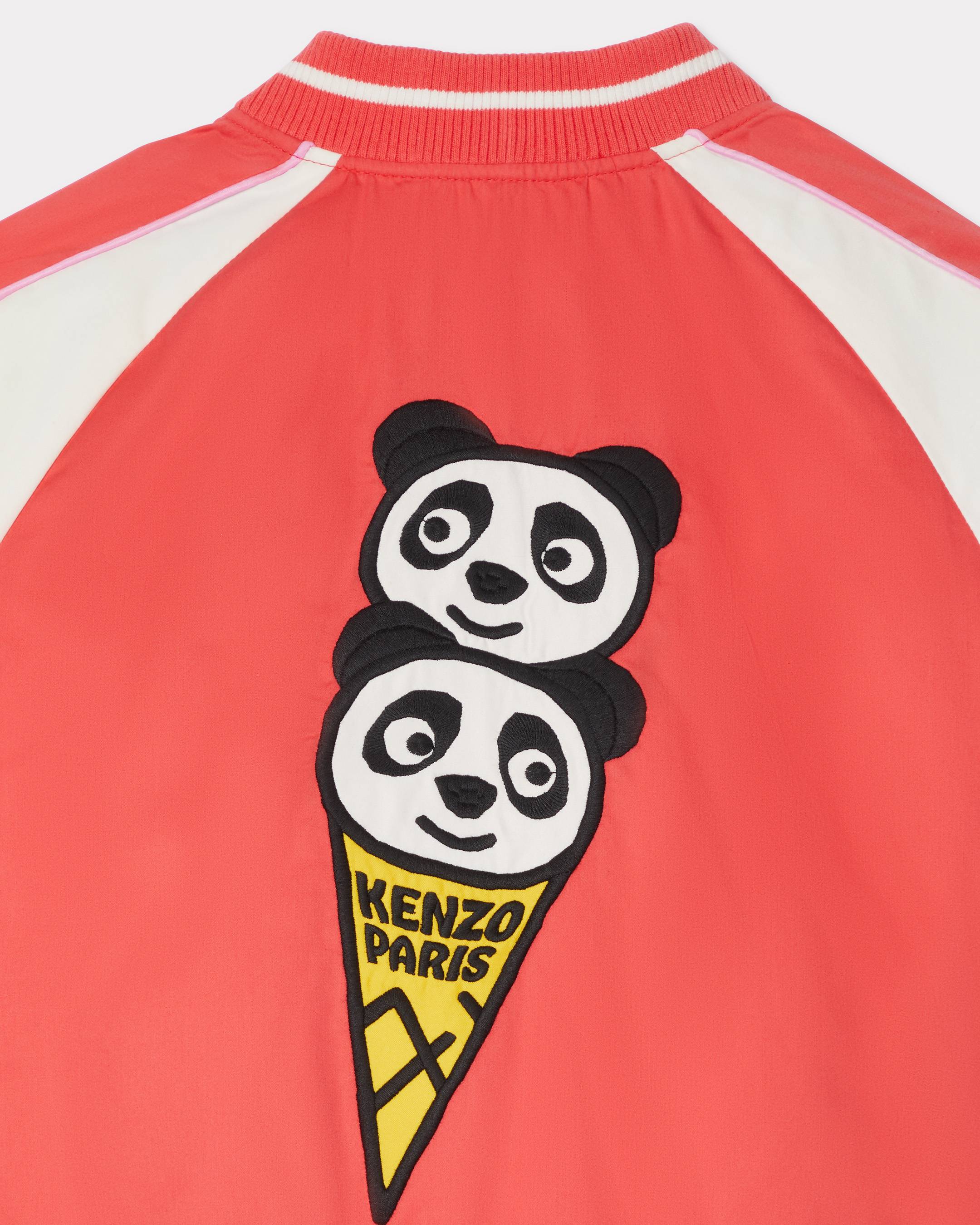 Chaqueta de algod&oacute;n y raso 'Happy Sweet'