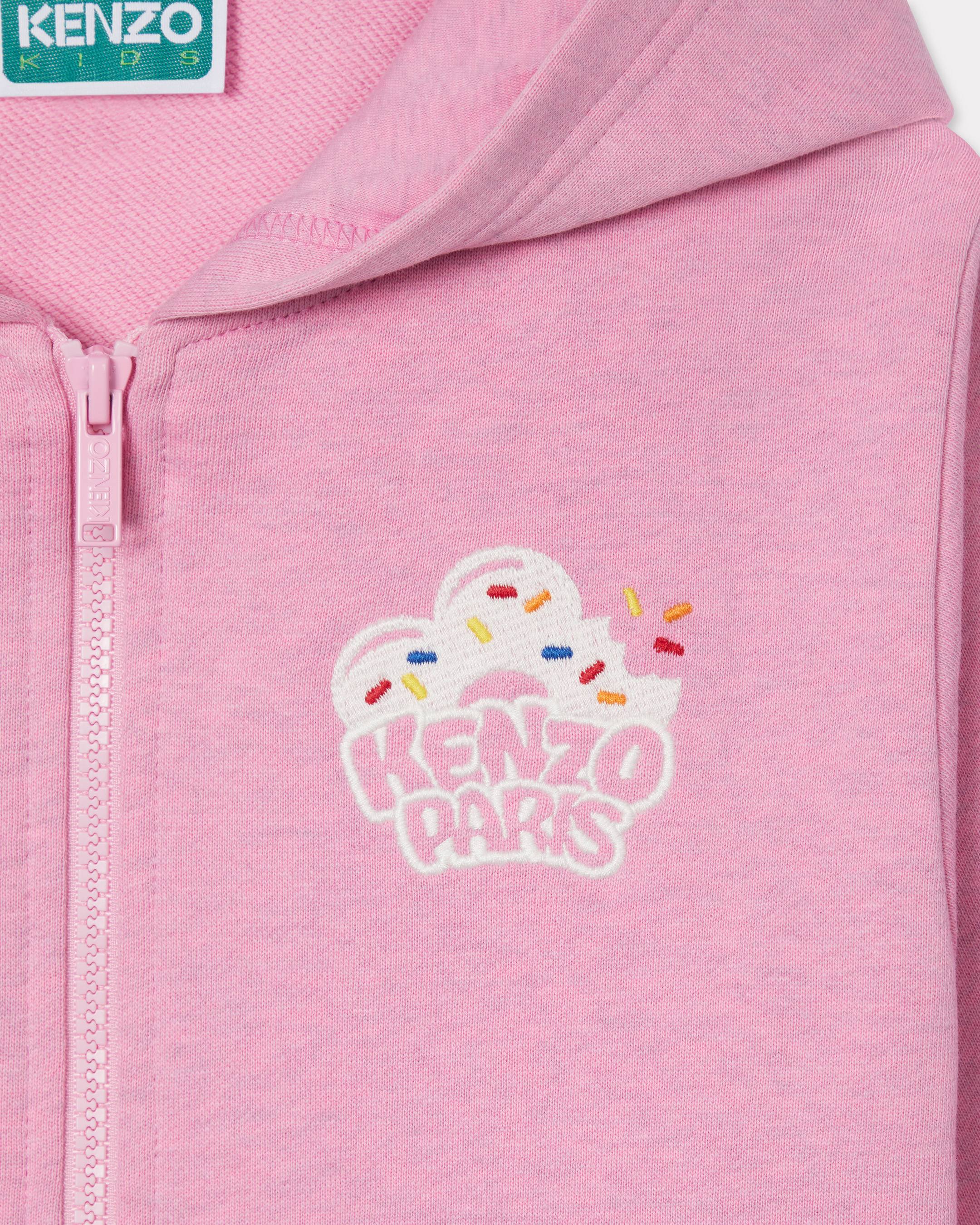 Cardigan da jogging in french terry 'Happy Sweet'