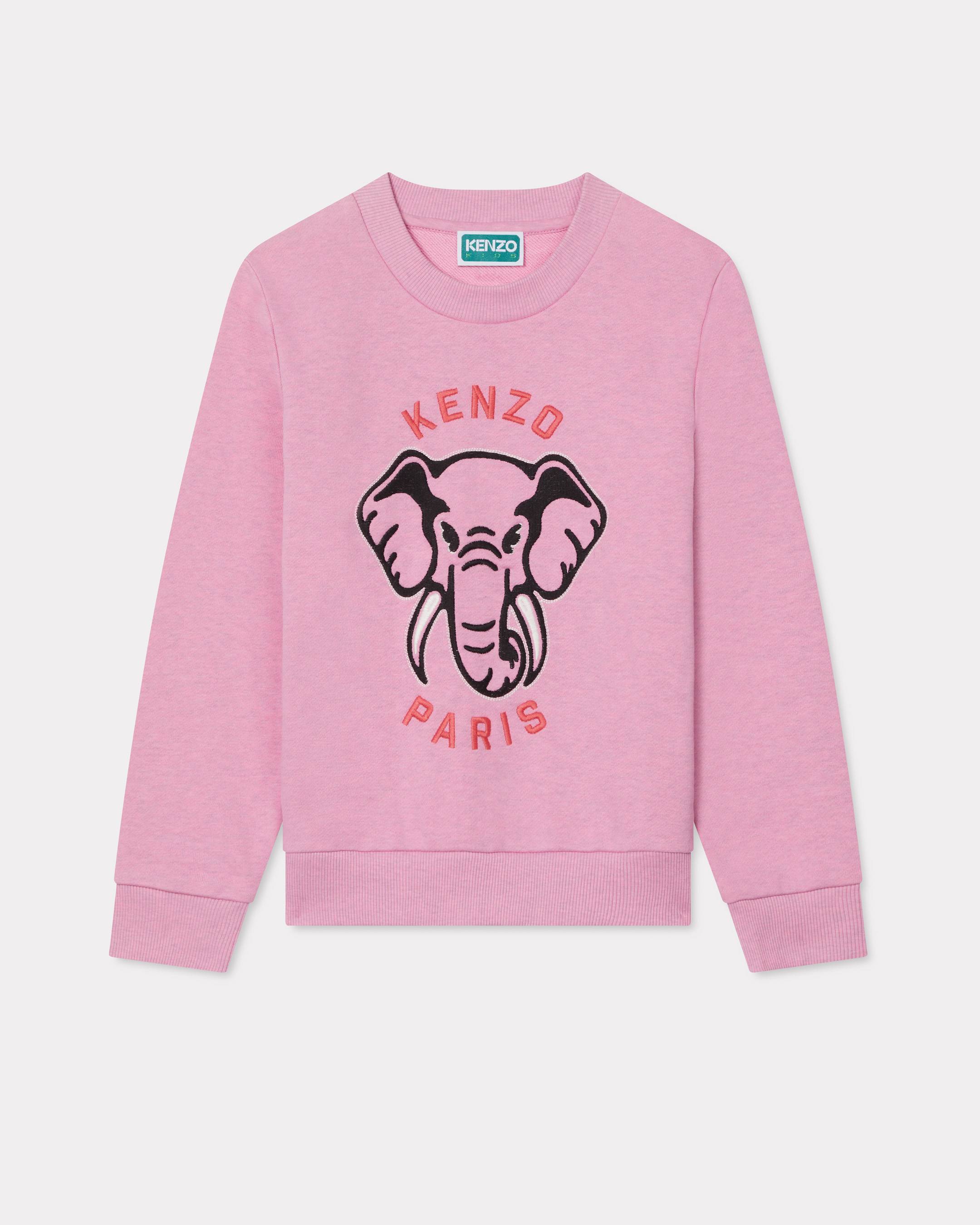 Embroidered sweatshirt in french terry