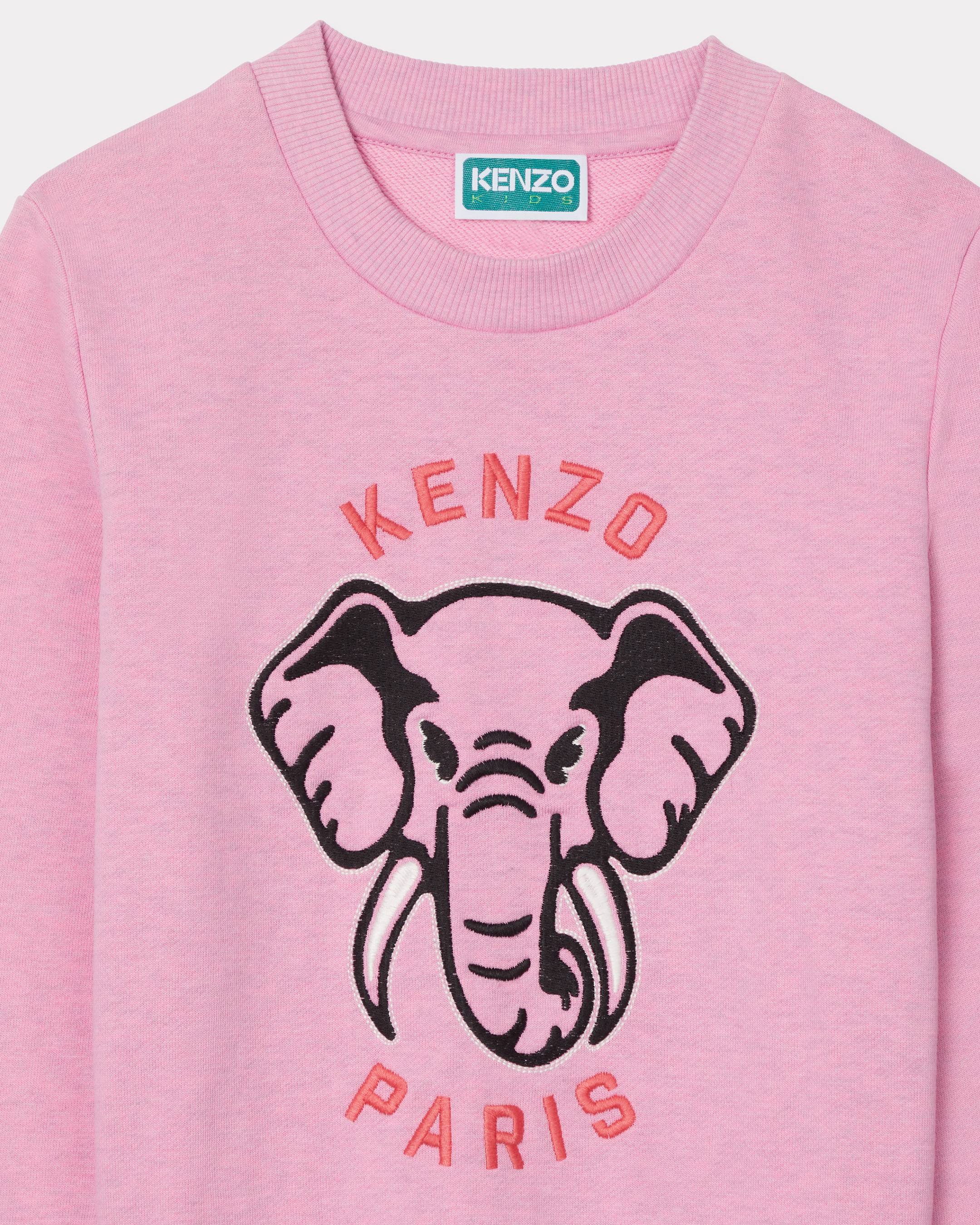 Embroidered sweatshirt in french terry