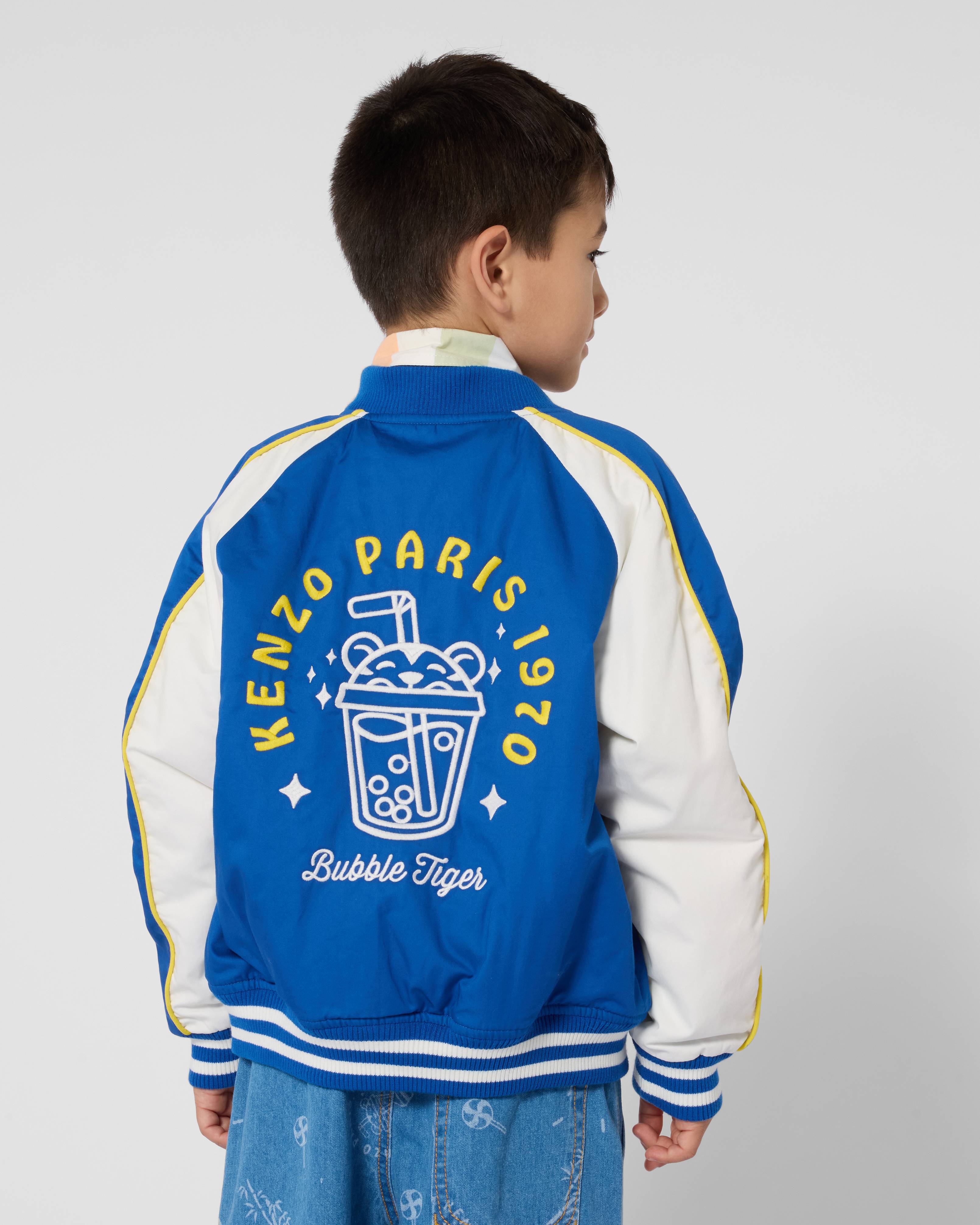 Chaqueta de algod&oacute;n y raso 'Happy Sweet'