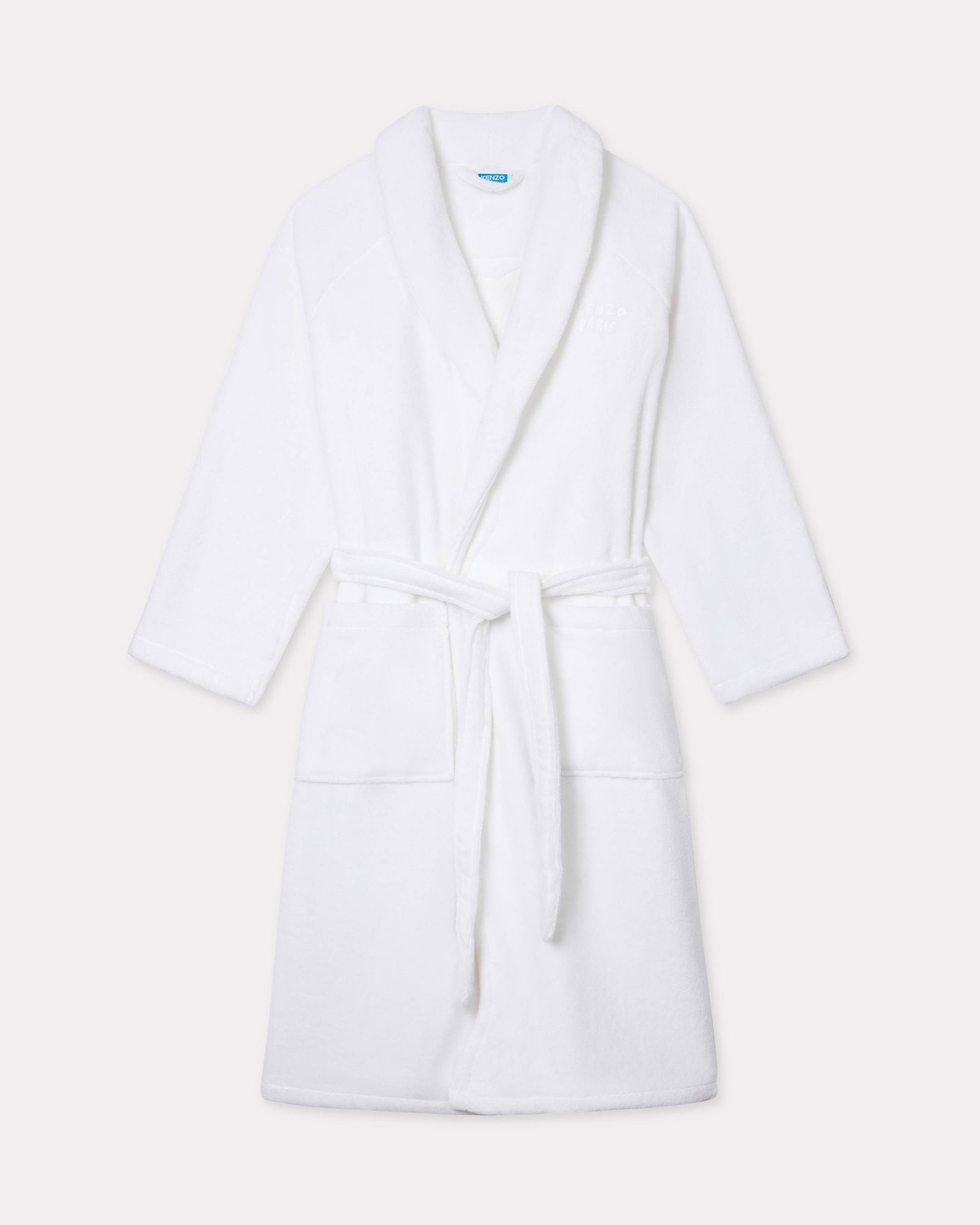 'KENZO Boke Heart' unisex embroidered bathrobe