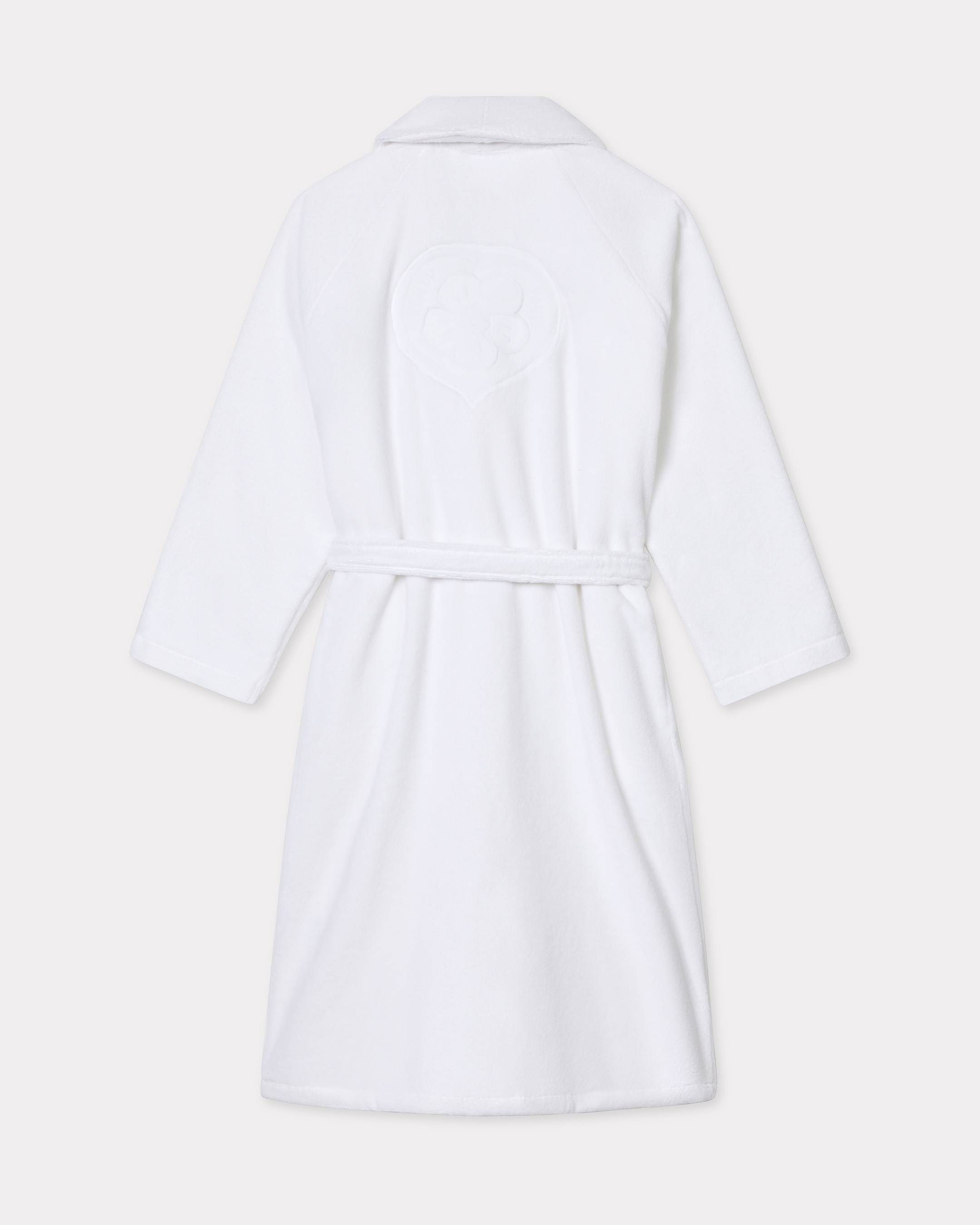 'KENZO Boke Heart' unisex embroidered bathrobe