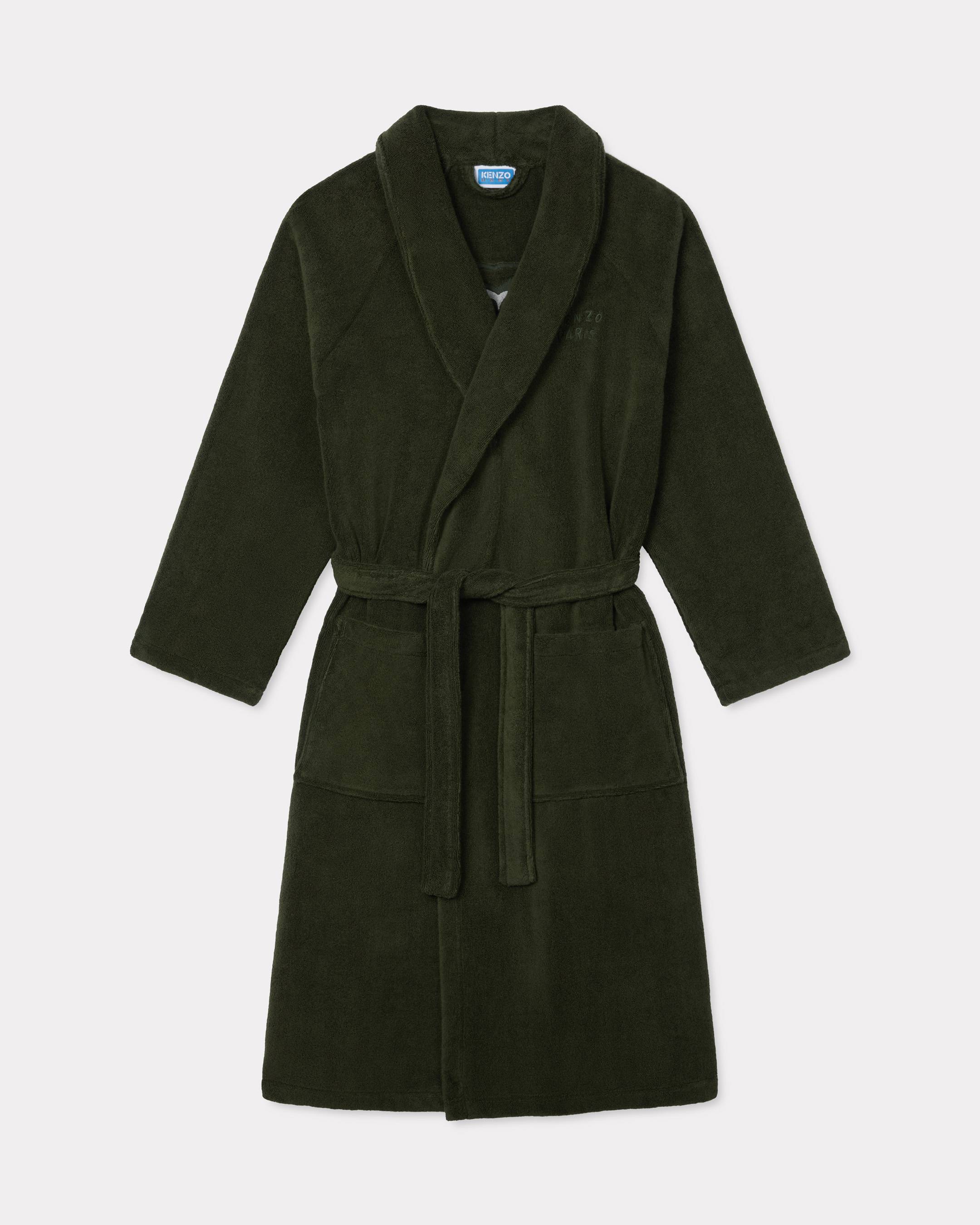 'KENZO Boke Heart' unisex embroidered bathrobe