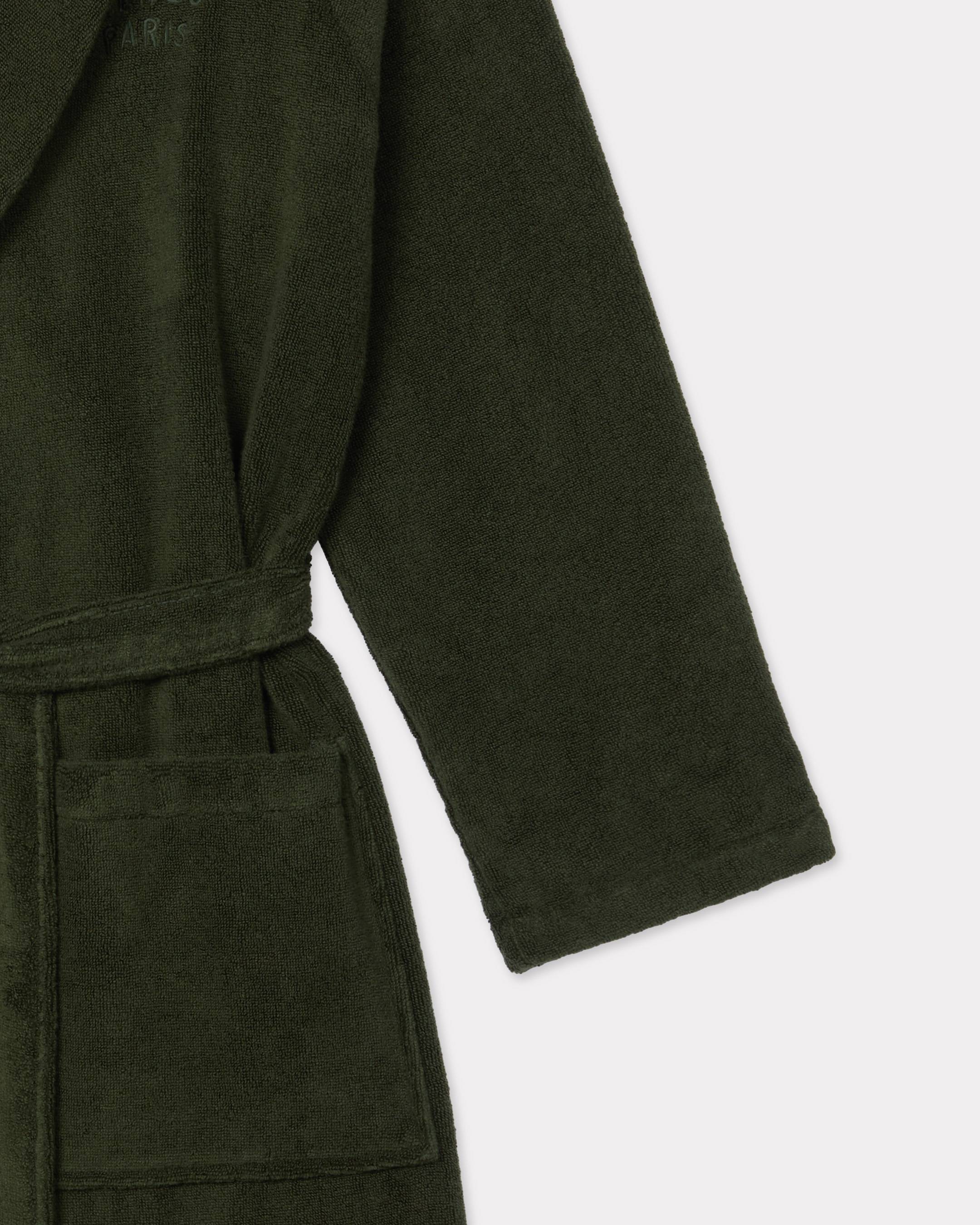 'KENZO Boke Heart' unisex embroidered bathrobe