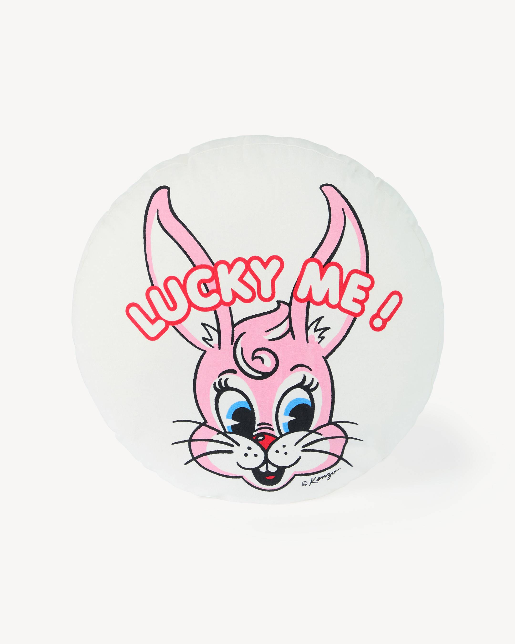 KENZO Cartoon' round cushion in canvas | KENZO