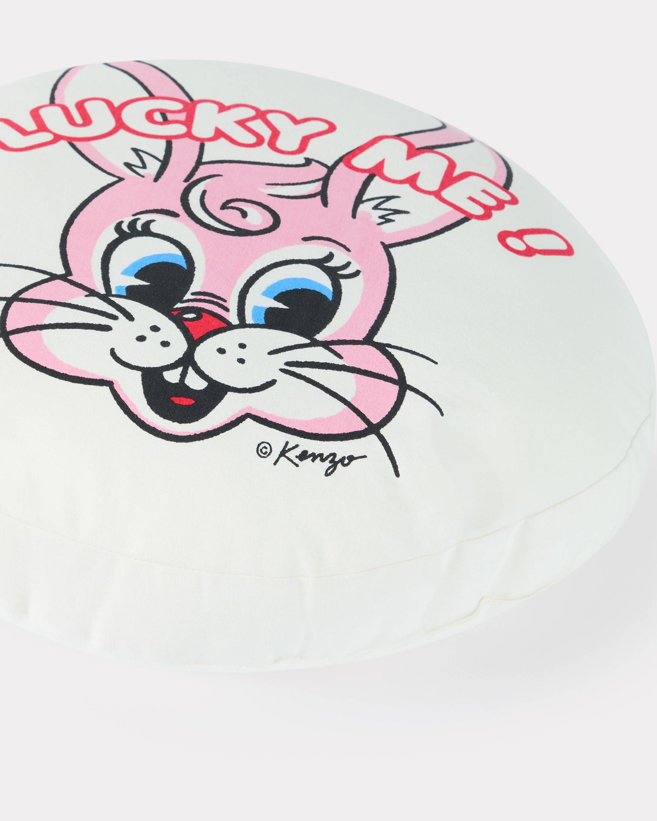 'KENZO Cartoon' ラウンド クッション イン キャンバス