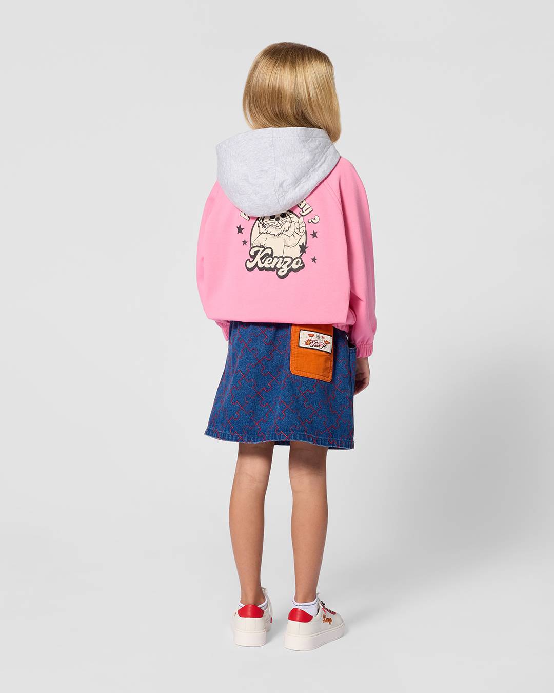 Gonna in denim 'Play KENZO'