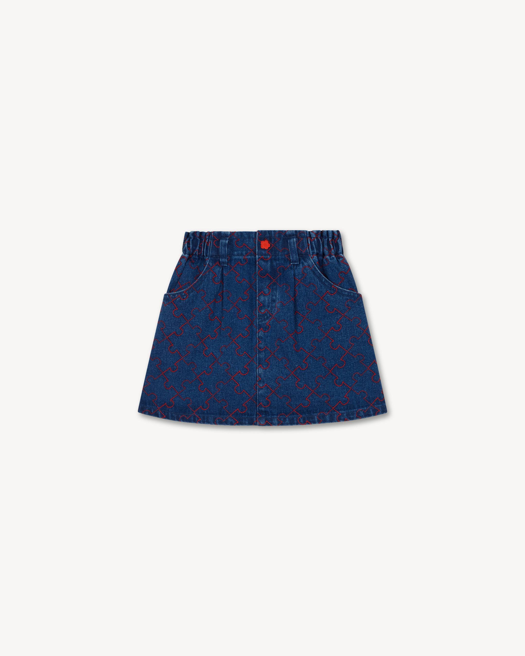 KENZO 'Play KENZO' スカート イン デニム